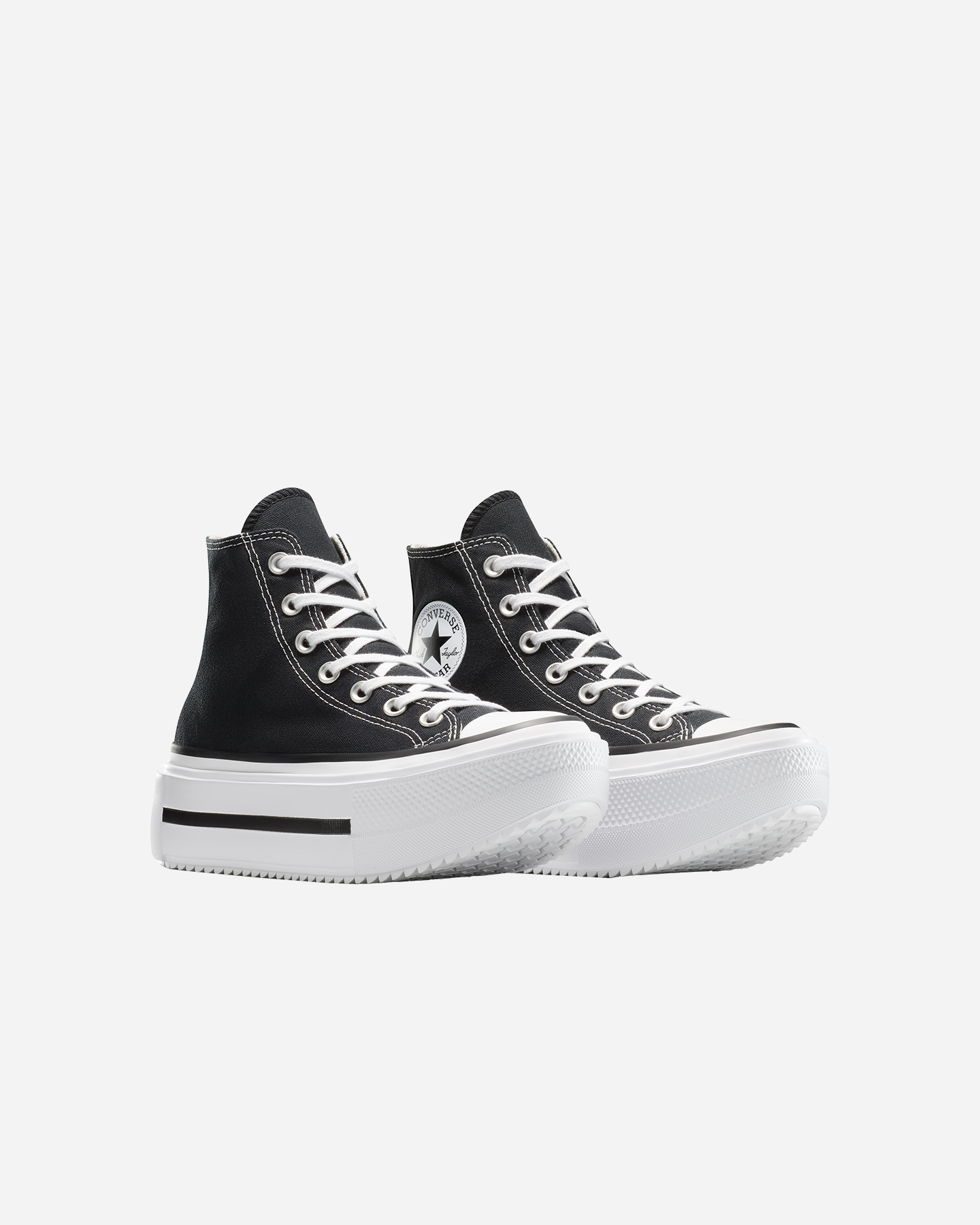 Scarpe sneakers CONVERSE CHUCK TAYLOR ALL STAR LIFT DOUBLE STACK HIGH W - Nero - 1 | Cisalfa Sport