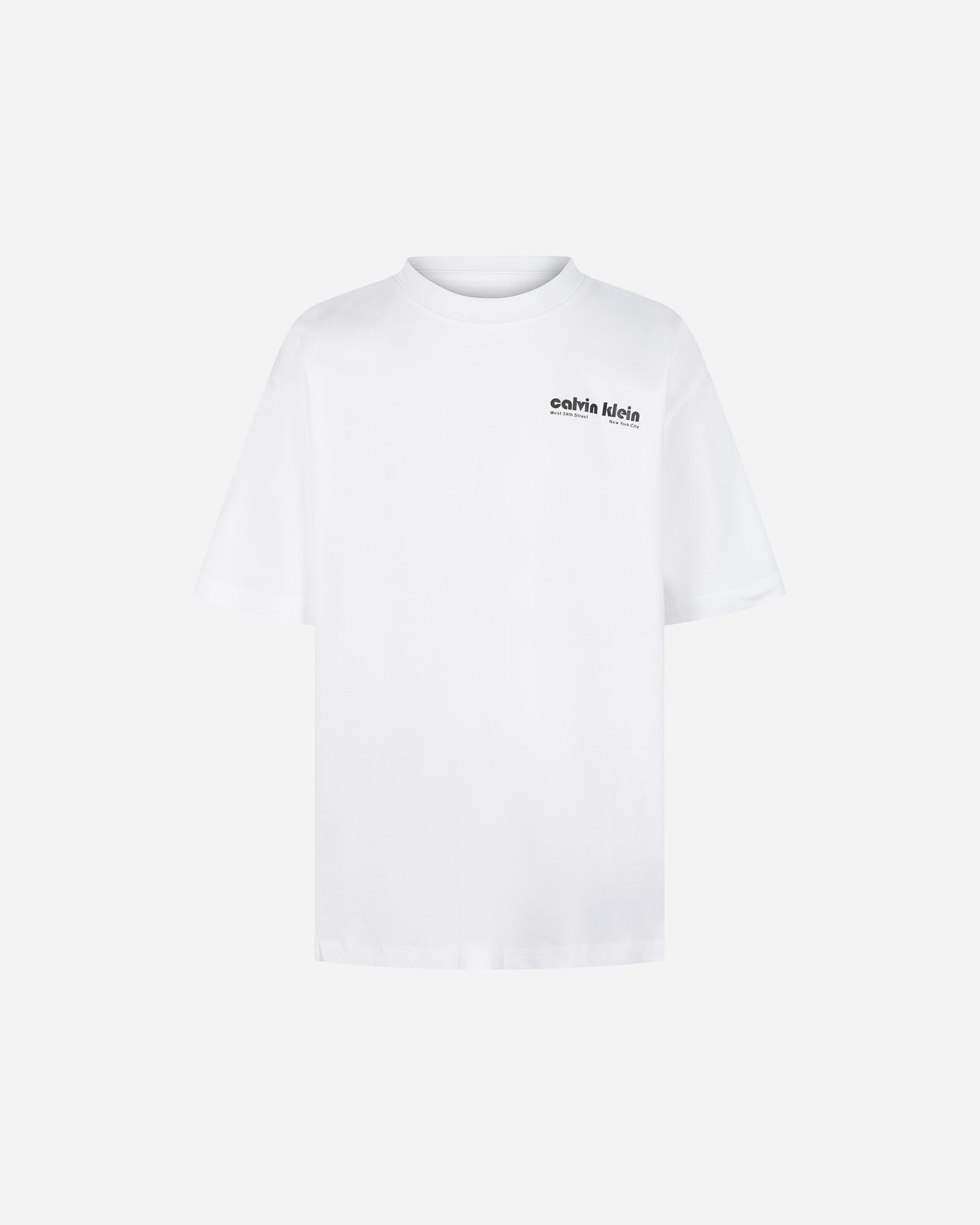 T-shirt CALVIN KLEIN JEANS RELAXED JR - Bianco - 0 | Cisalfa Sport