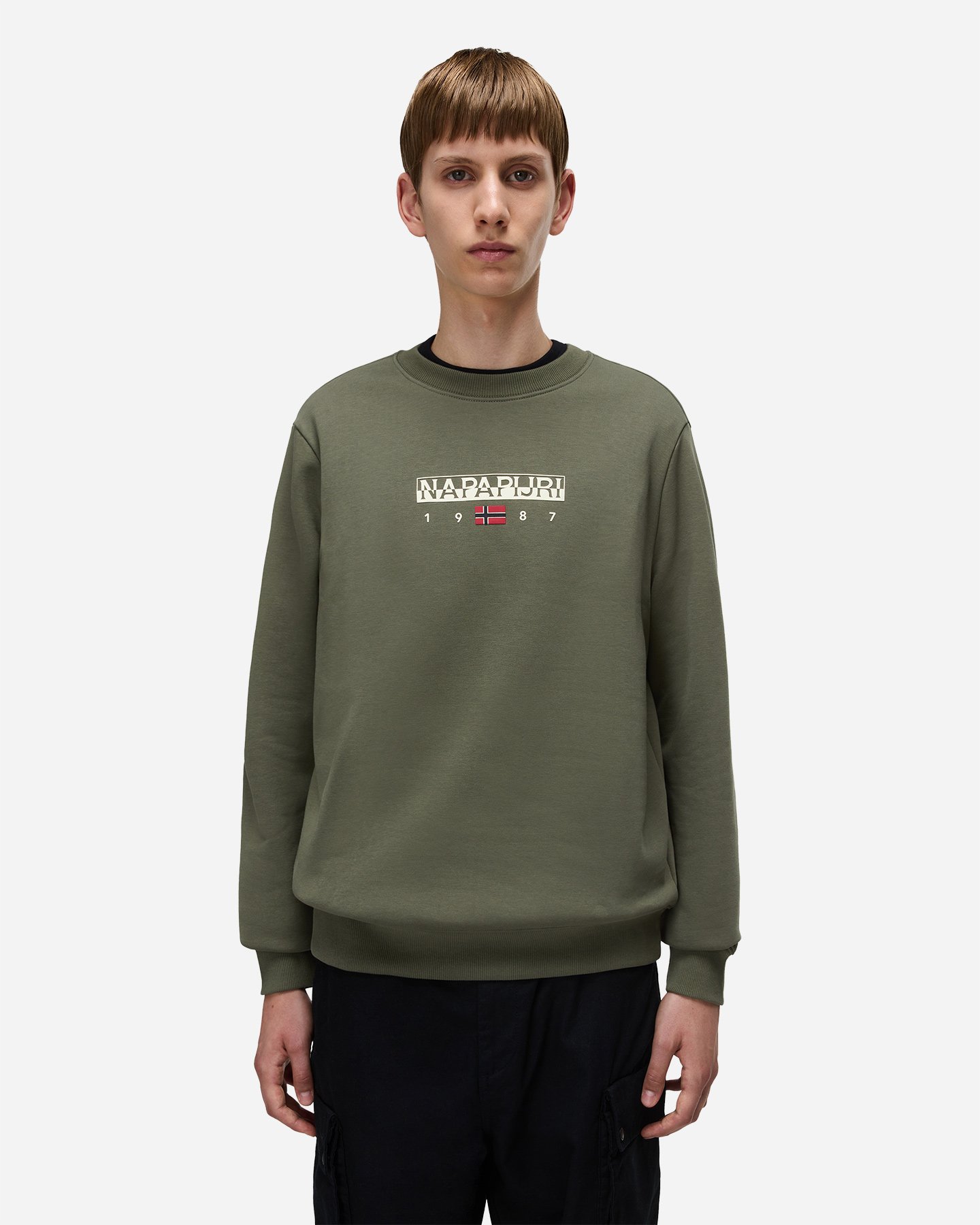 Felpa NAPAPIJRI FLAG M - Verde - 2 | Cisalfa Sport