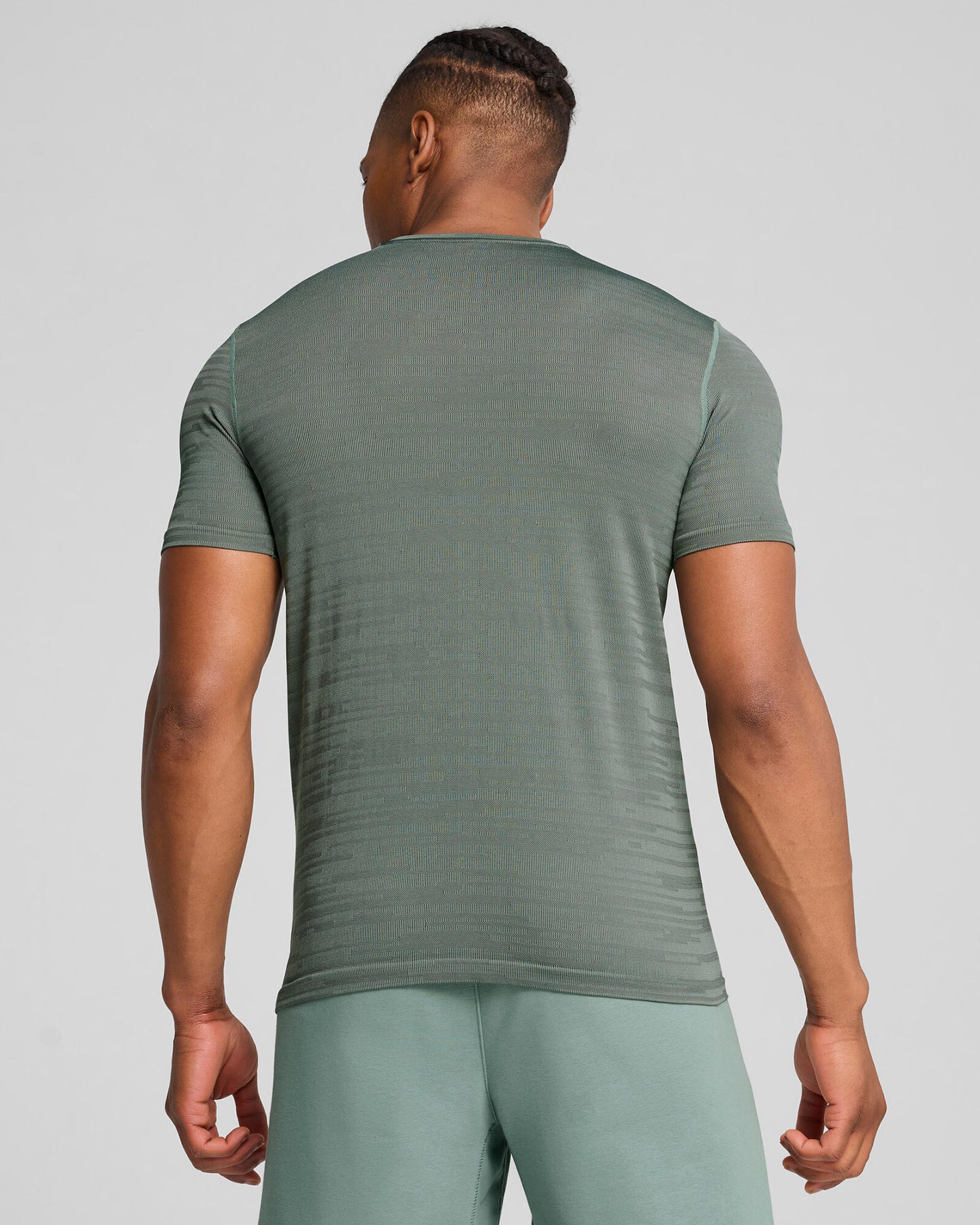 T-shirt training PUMA SEAM RNECK TAD M - Verde - 3 | Cisalfa Sport