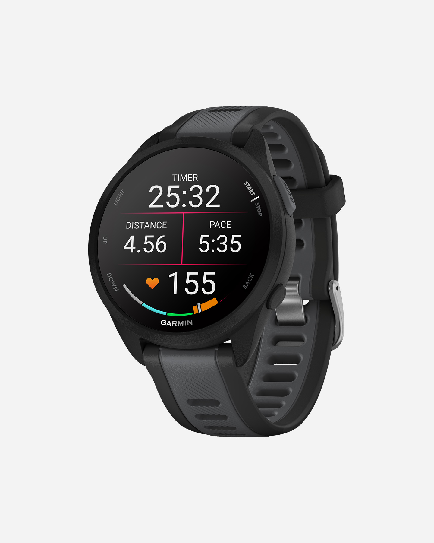 Garmin Forerunner 165, Smartwatch Per La Corsa, 43Mm, Musica, App Di Streaming, Gps, Cardio, Vo2Max, Report Mattutino, Hrv Status, Piani Gratuiti 5K, 10K, 21K E Maratona, Pay (Black)-image