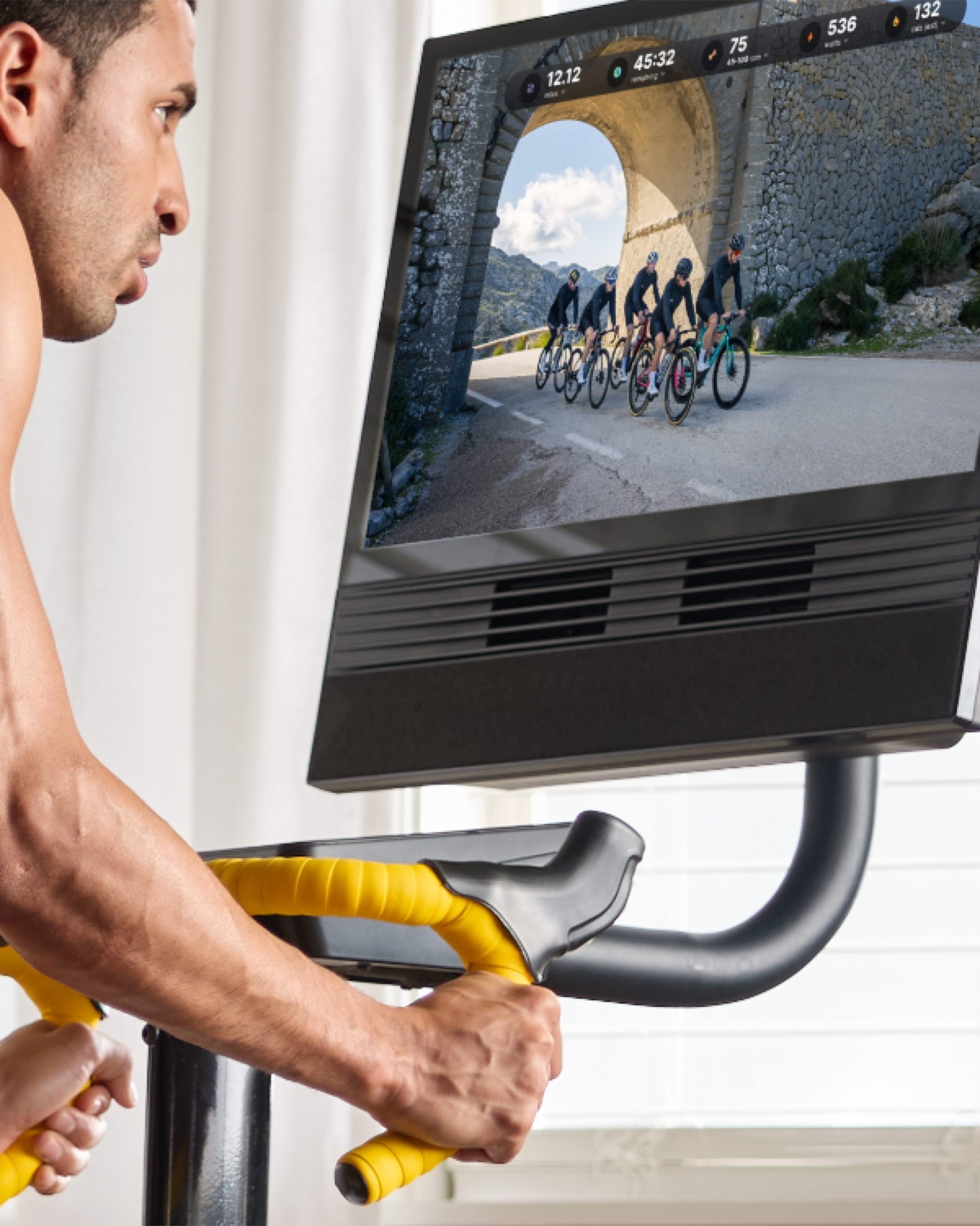 Spin bike NORDICTRACK TOUR DE FRANCE + IFIT PRO A  - Bianco - 1 | Cisalfa Sport
