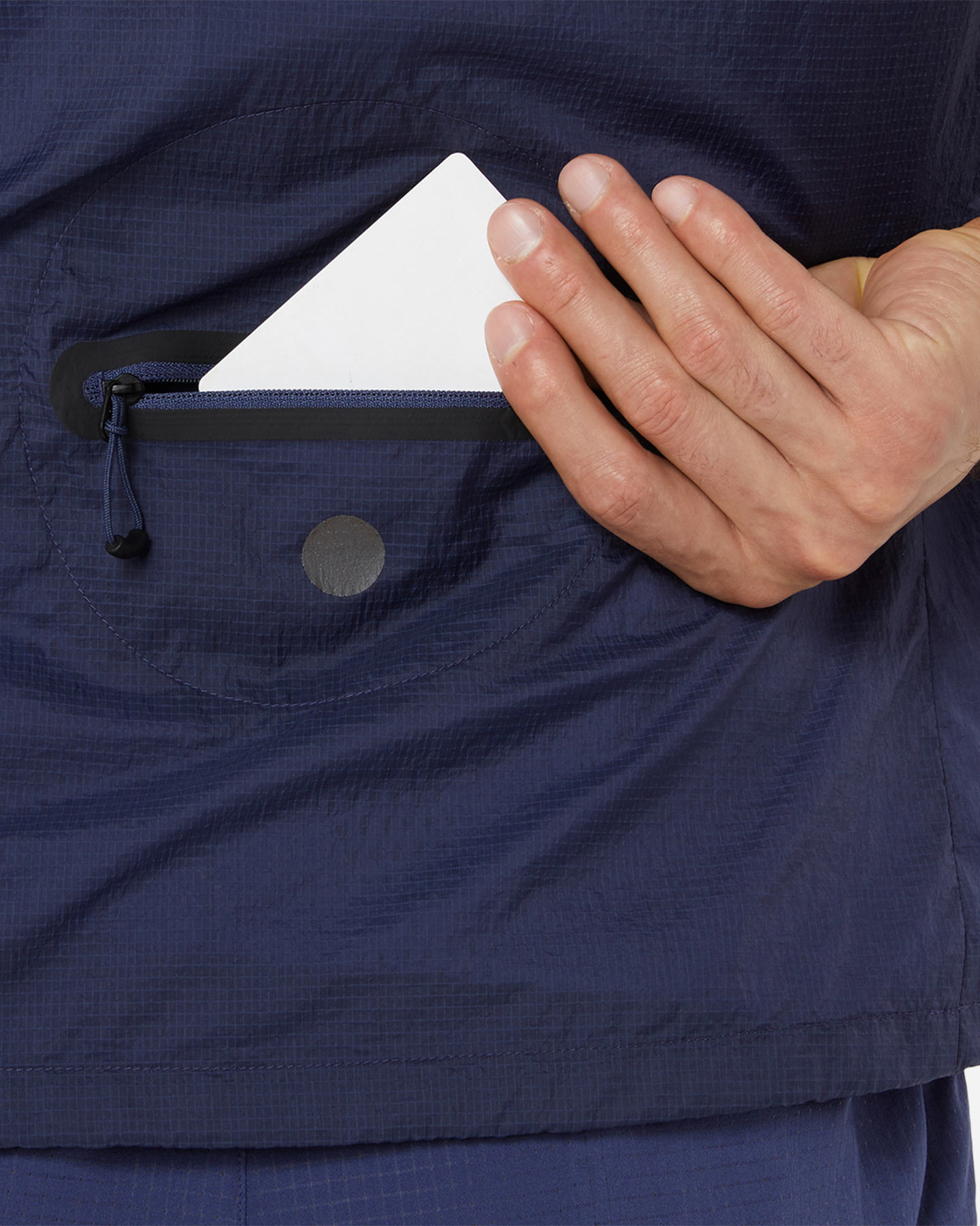 Giacca running ASICS METARUN PACKABLE M - Blu - 5 | Cisalfa Sport