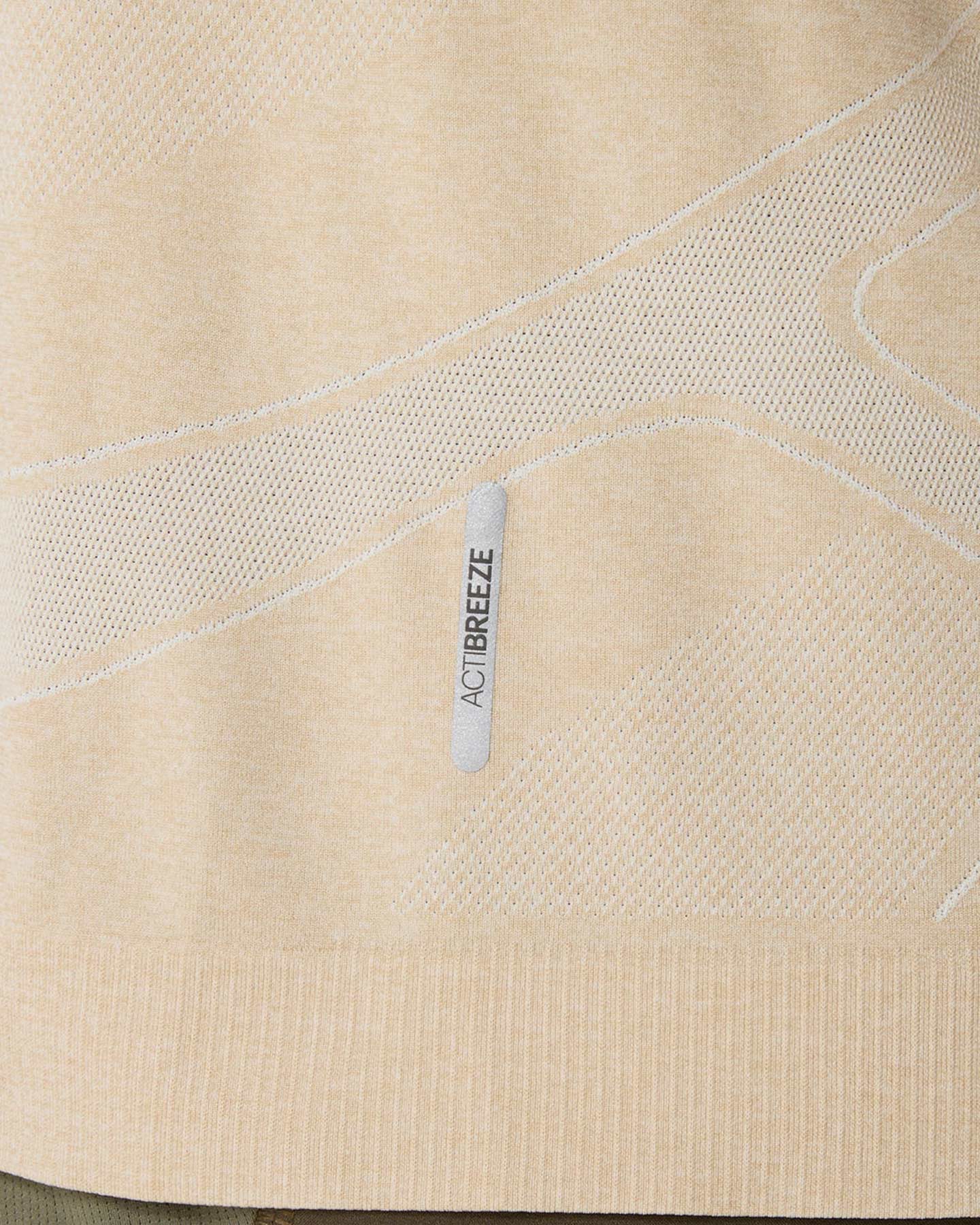 T-shirt running ASICS ROAD SEAMLESS M - Beige - 5 | Cisalfa Sport