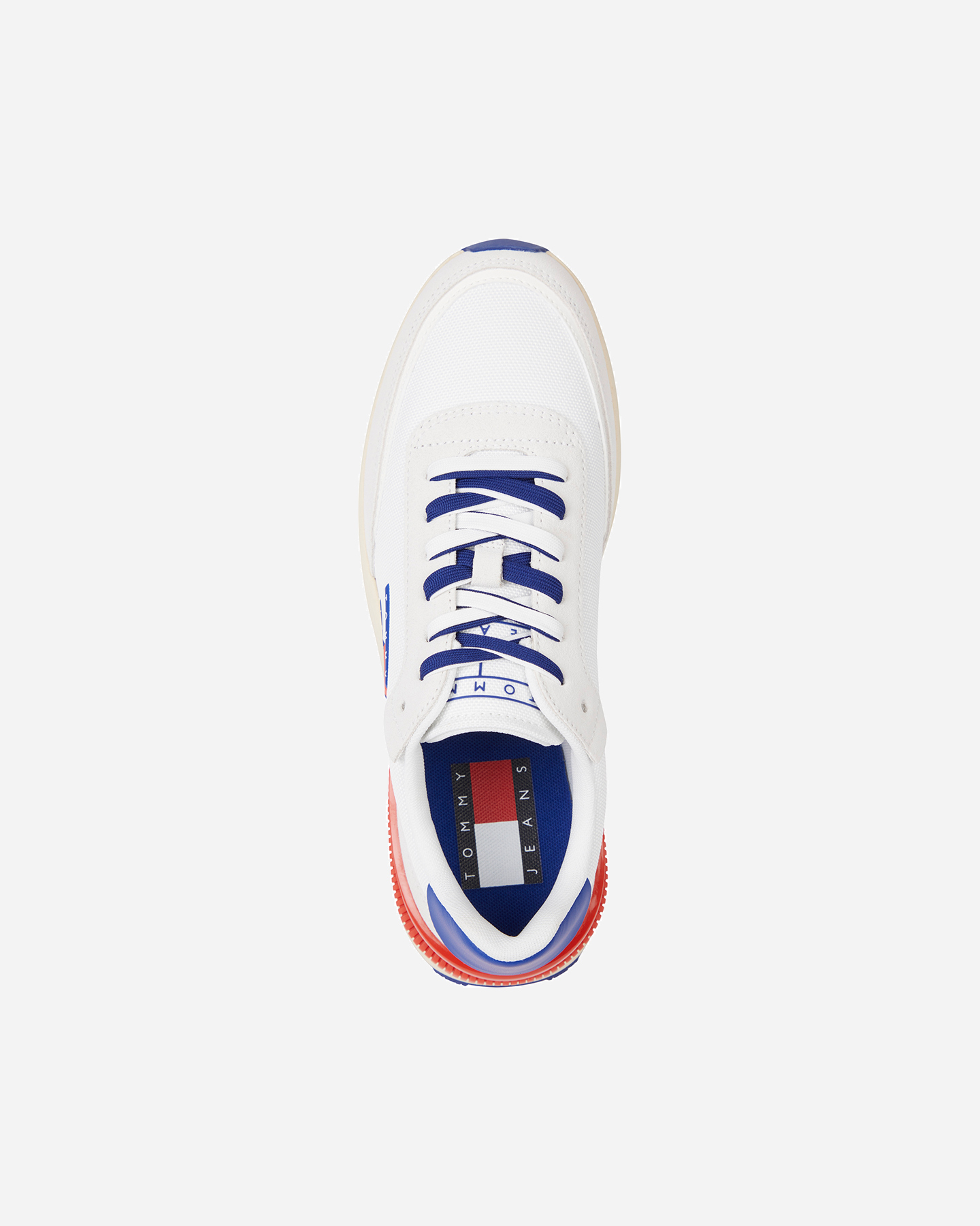 Scarpe sneakers TOMMY HILFIGER TECH RUNNERATERIALIX M - Bianco - 2 | Cisalfa Sport