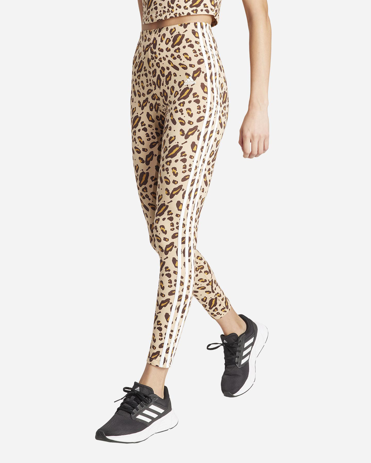Leggings ADIDAS 3STRIPES ANIMALIER W - Beige - 1 | Cisalfa Sport