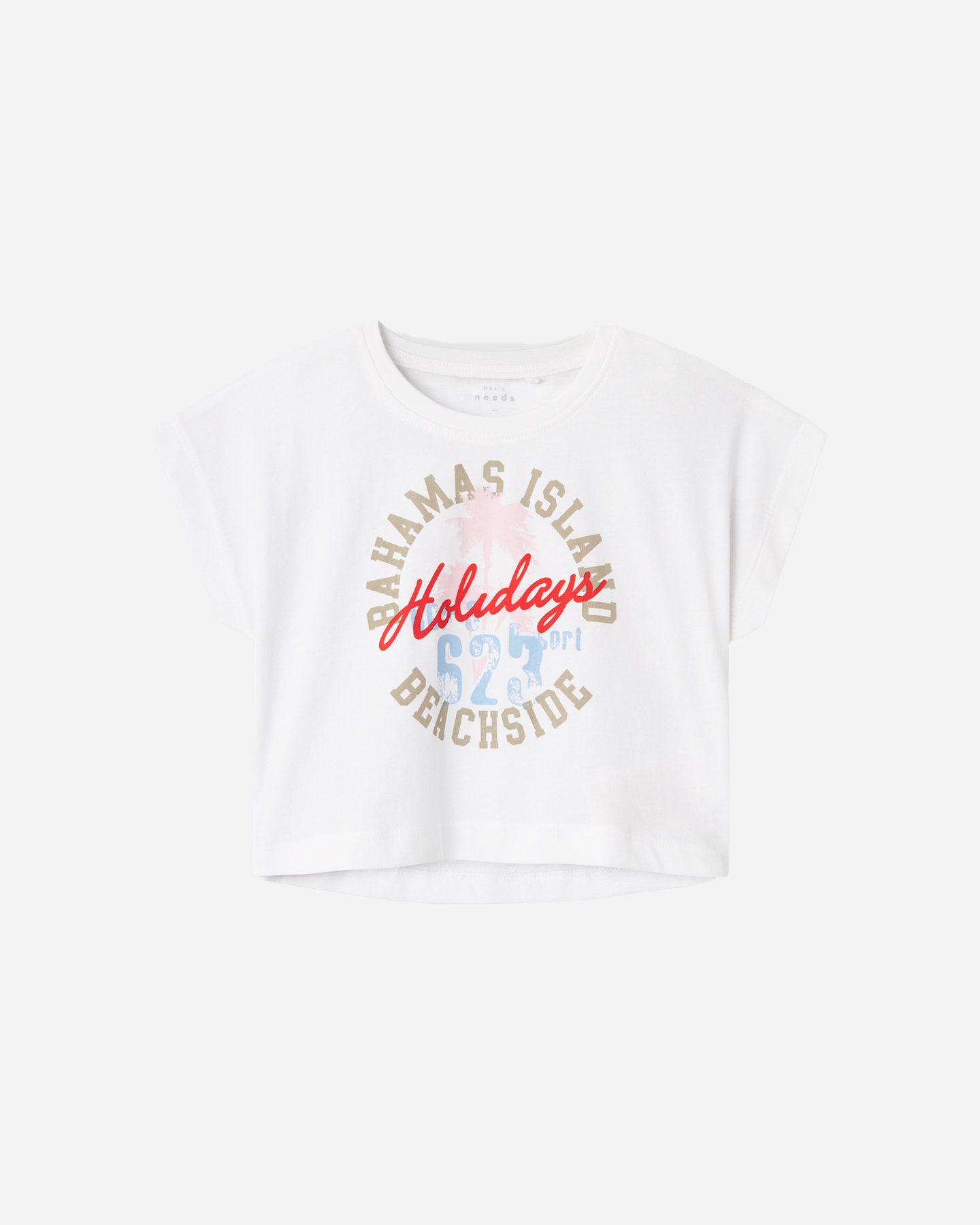T-shirt NAME IT CROP BAHAMAS JR - Bianco - 0 | Cisalfa Sport