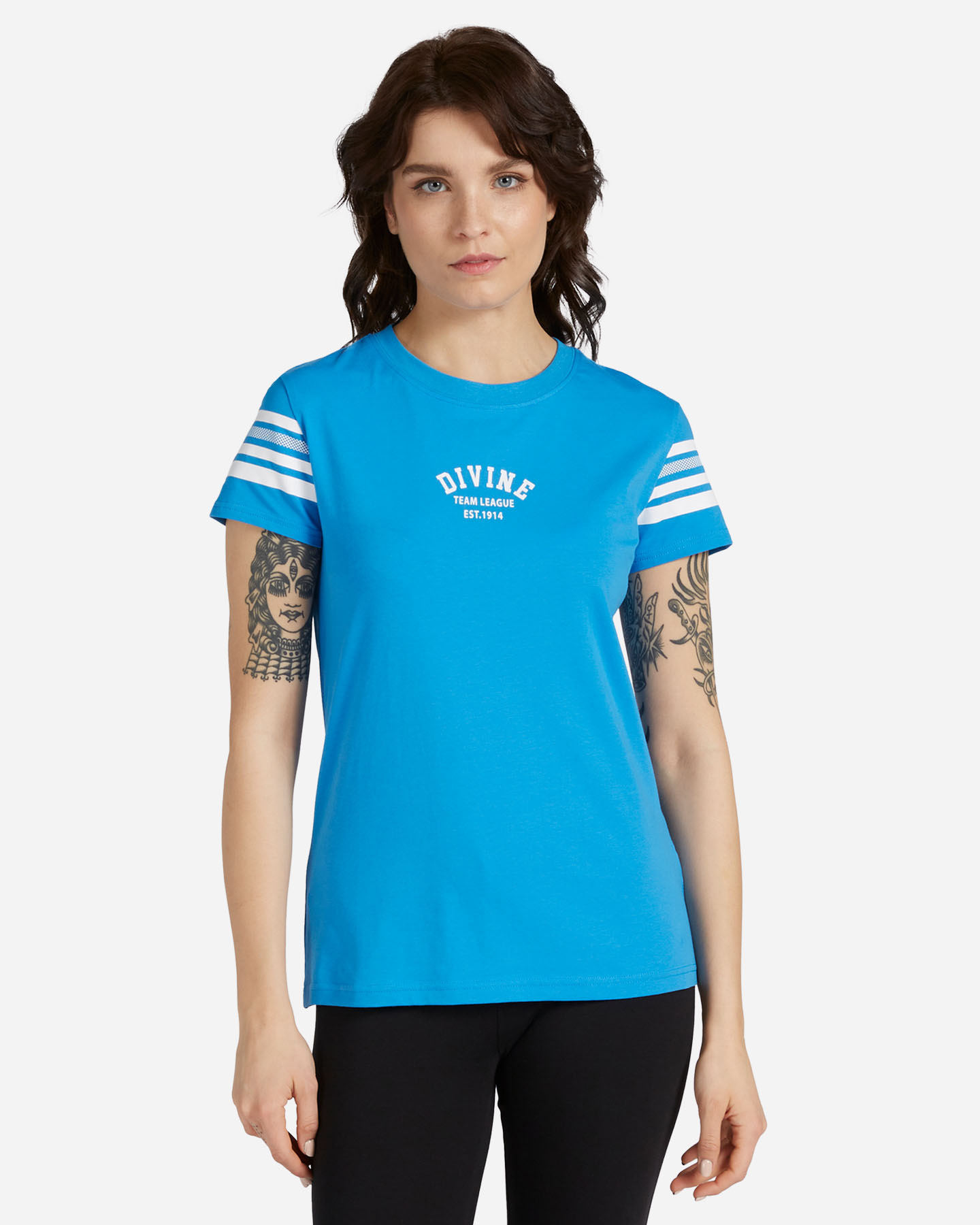 T-shirt ADMIRAL VARSITY W - Blu royal - 0 | Cisalfa Sport