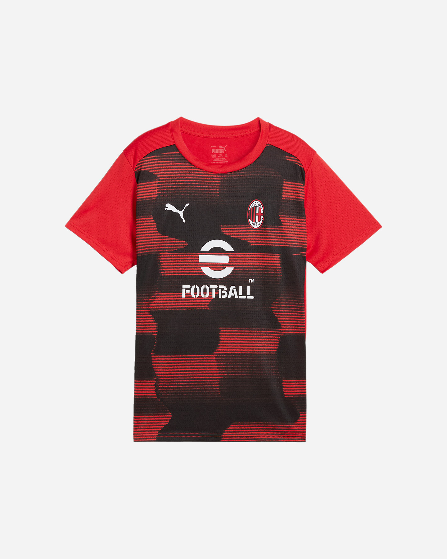 Abbigliamento calcio ufficiale PUMA MILAN HOME PREMATCH 24-25 JR - Color mix - 0 | Cisalfa Sport