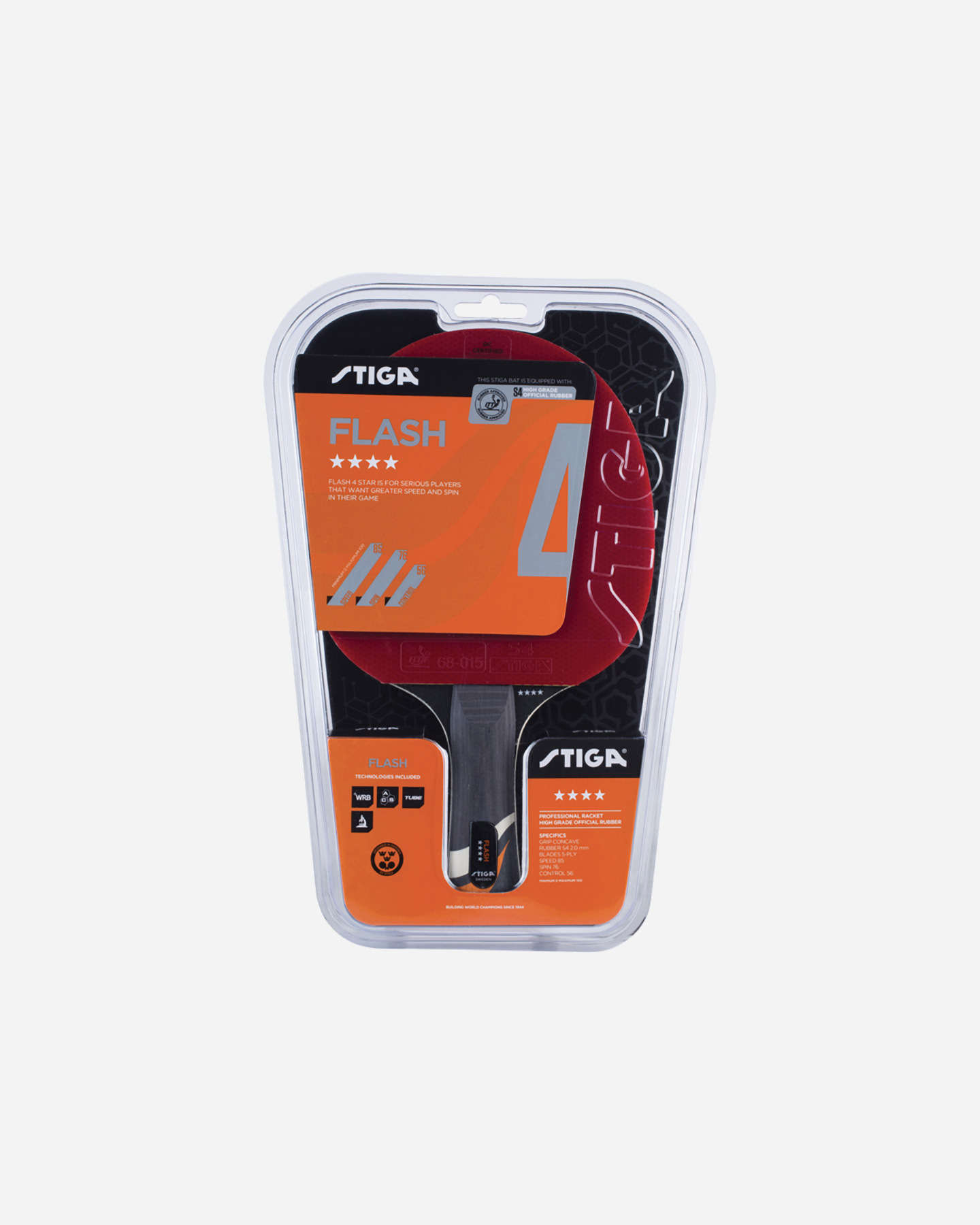 Accessorio ping pong STIGA FLASH WRB 4  - Color mix - 0 | Cisalfa Sport