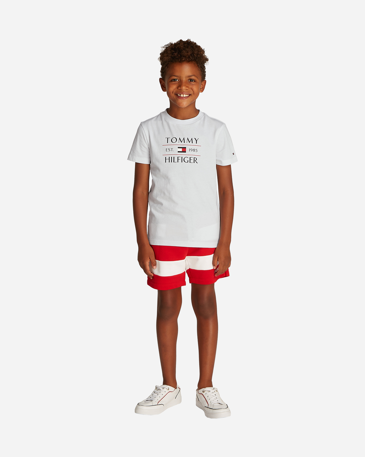 T-shirt TOMMY HILFIGER FLAG JR - Bianco - 2 | Cisalfa Sport