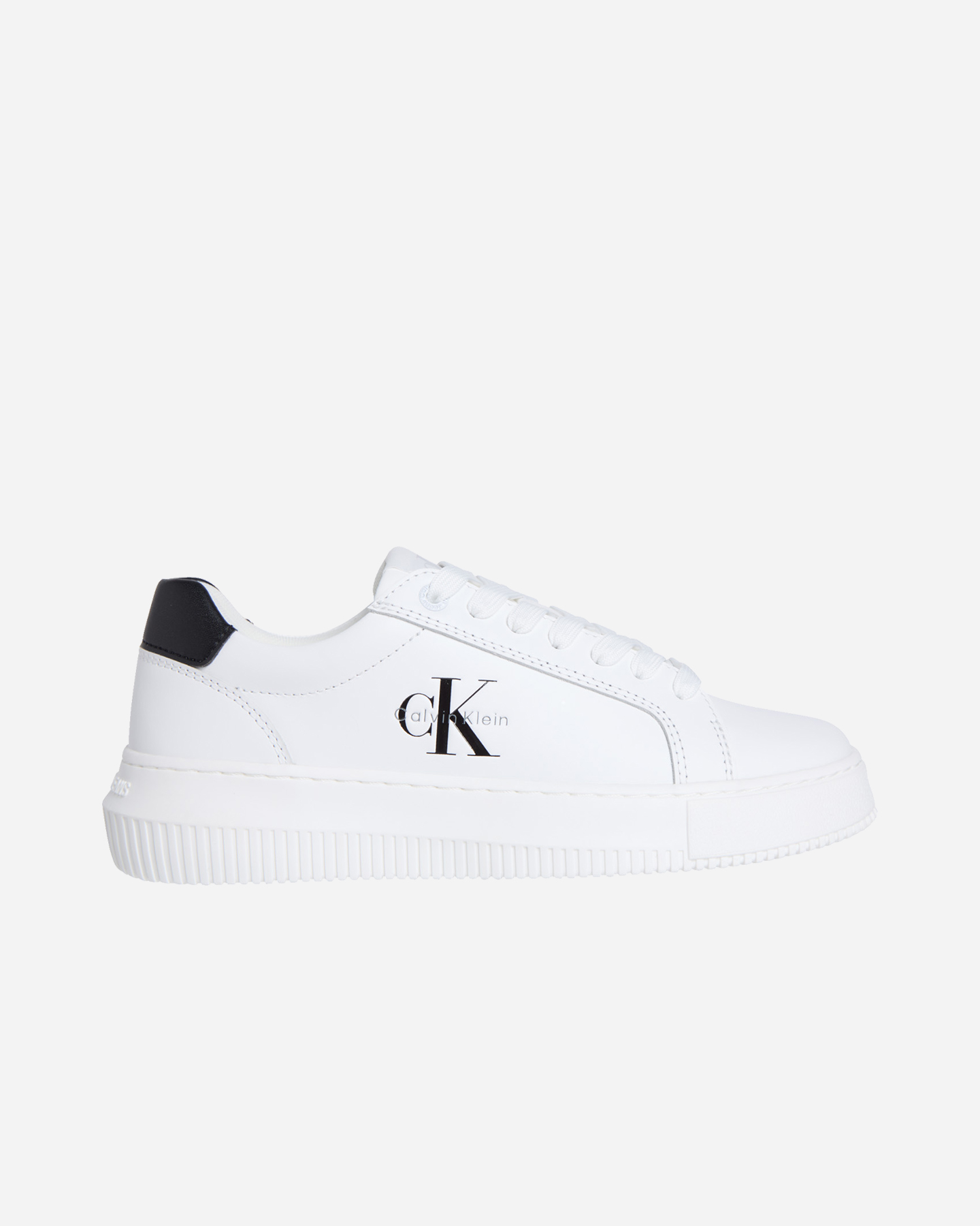 Scarpe sneakers CALVIN KLEIN JEANS CHUNKY CUPSOLE LEATHER W - Bianco - 0 | Cisalfa Sport