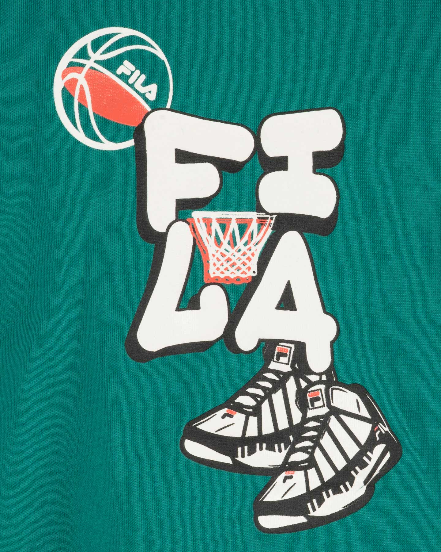 T-shirt FILA CONTEMPORARY STREET STYLE JR - Verde - 2 | Cisalfa Sport