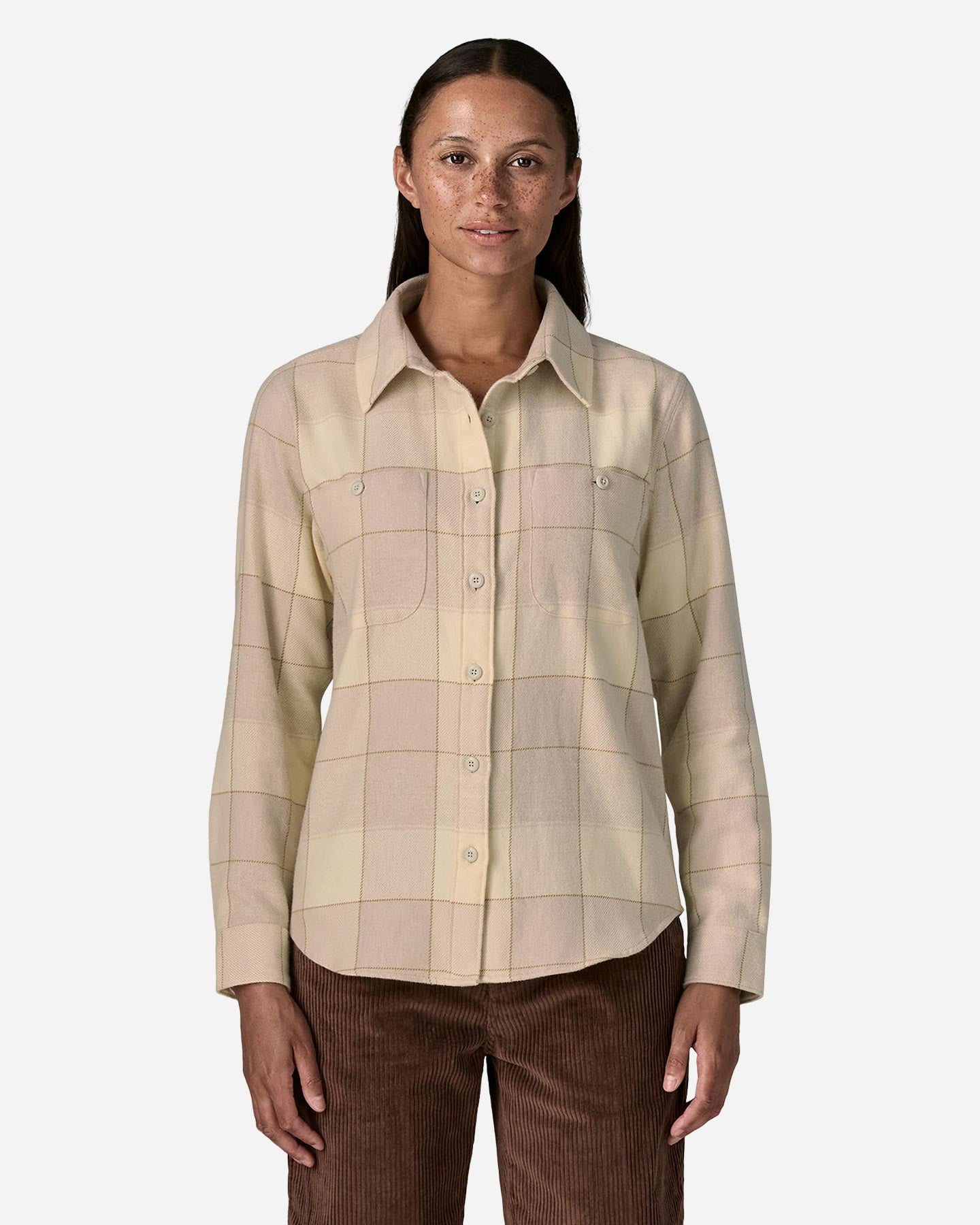 Fjord Flannel W - Camicia - Donna - Bianco