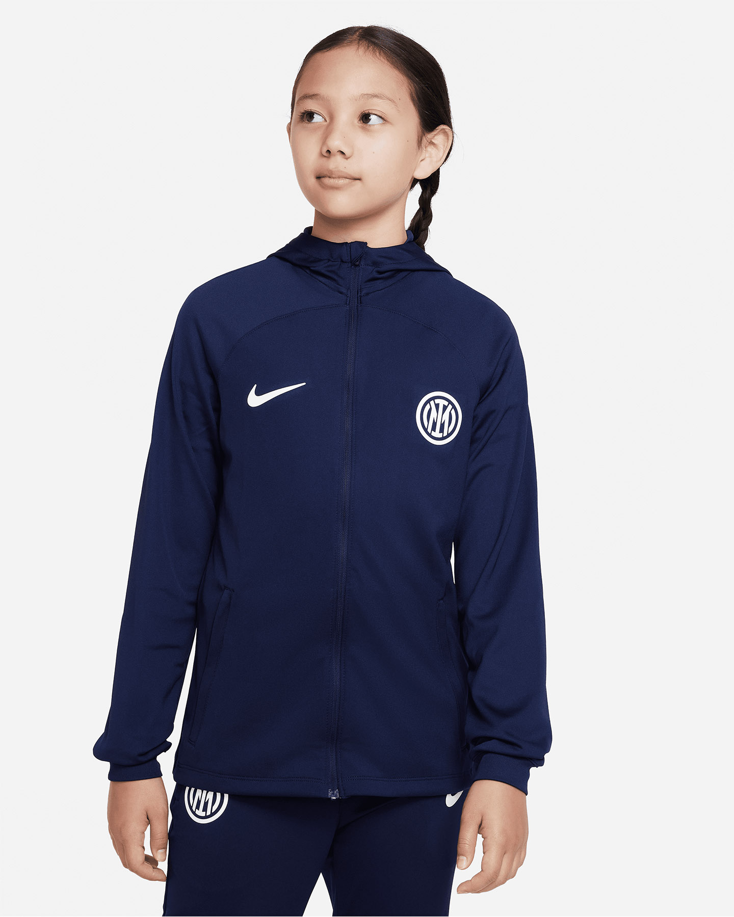 Tuta calcio ufficiale NIKE STRIKE INTER 22 -23 JR - Blu Navy - 2 | Cisalfa Sport