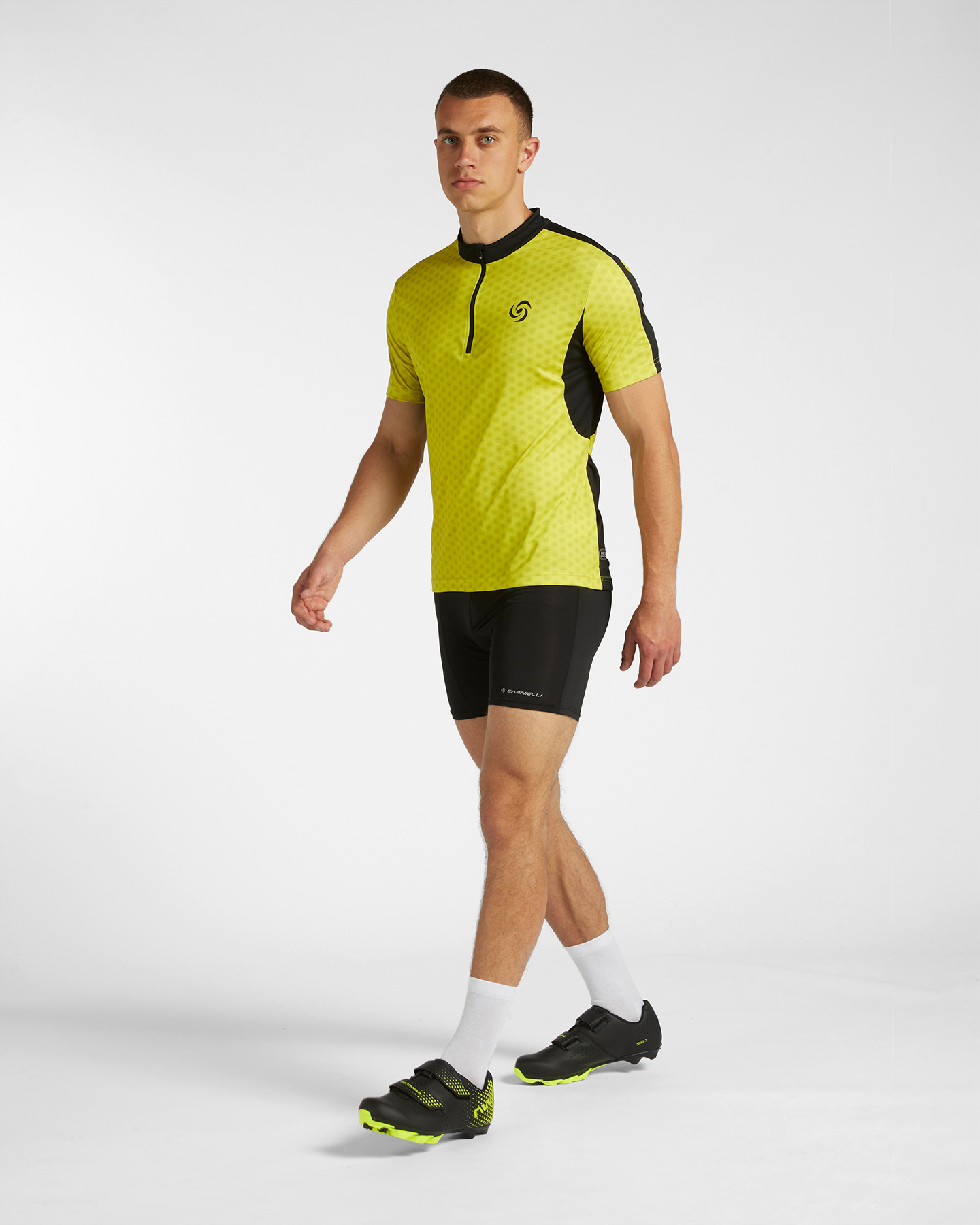 Maglia ciclismo CARNIELLI ALL OVER PRINTED M - Nero - 3 | Cisalfa Sport