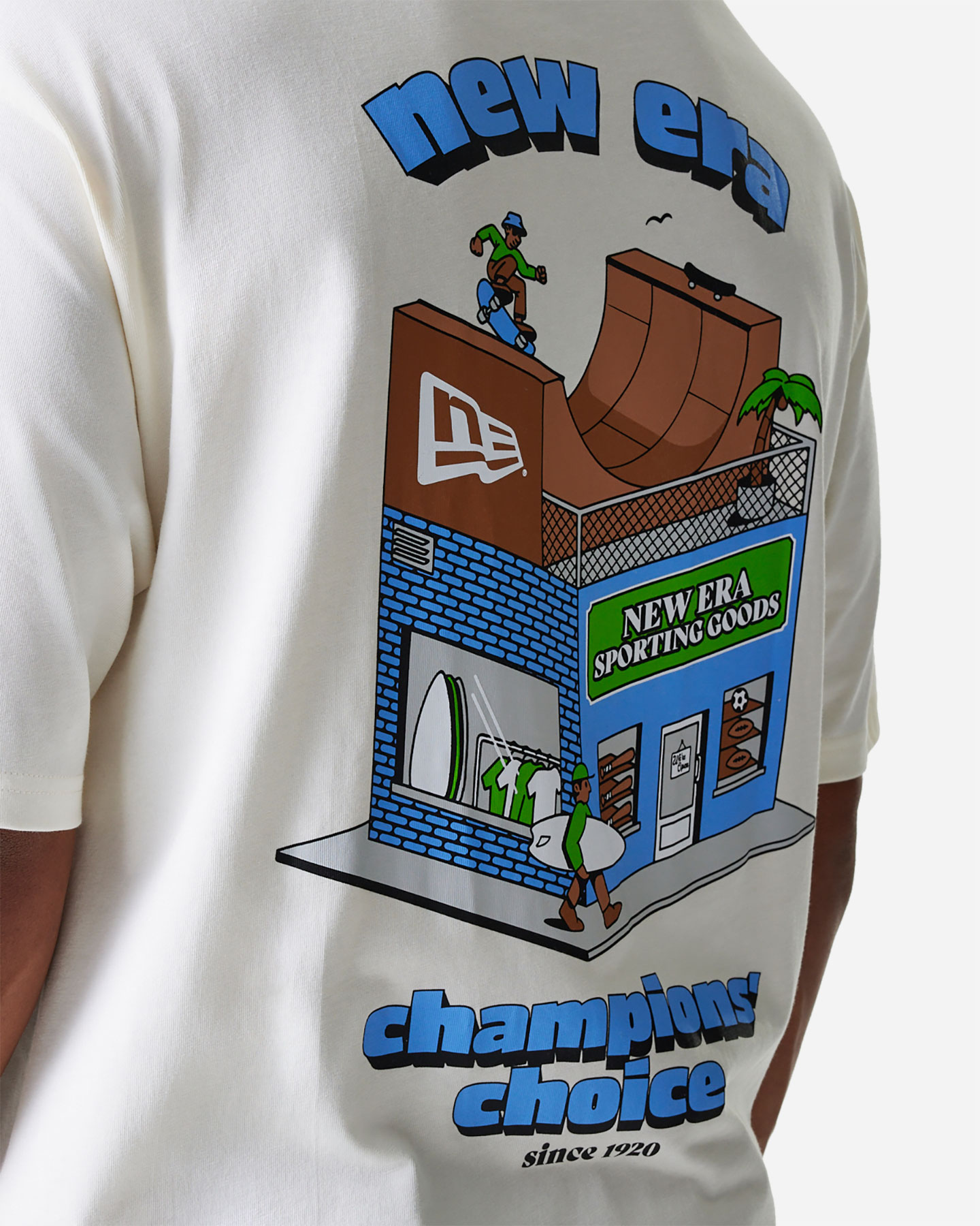 T-shirt NEW ERA GRAPHIC M - Bianco - 2 | Cisalfa Sport