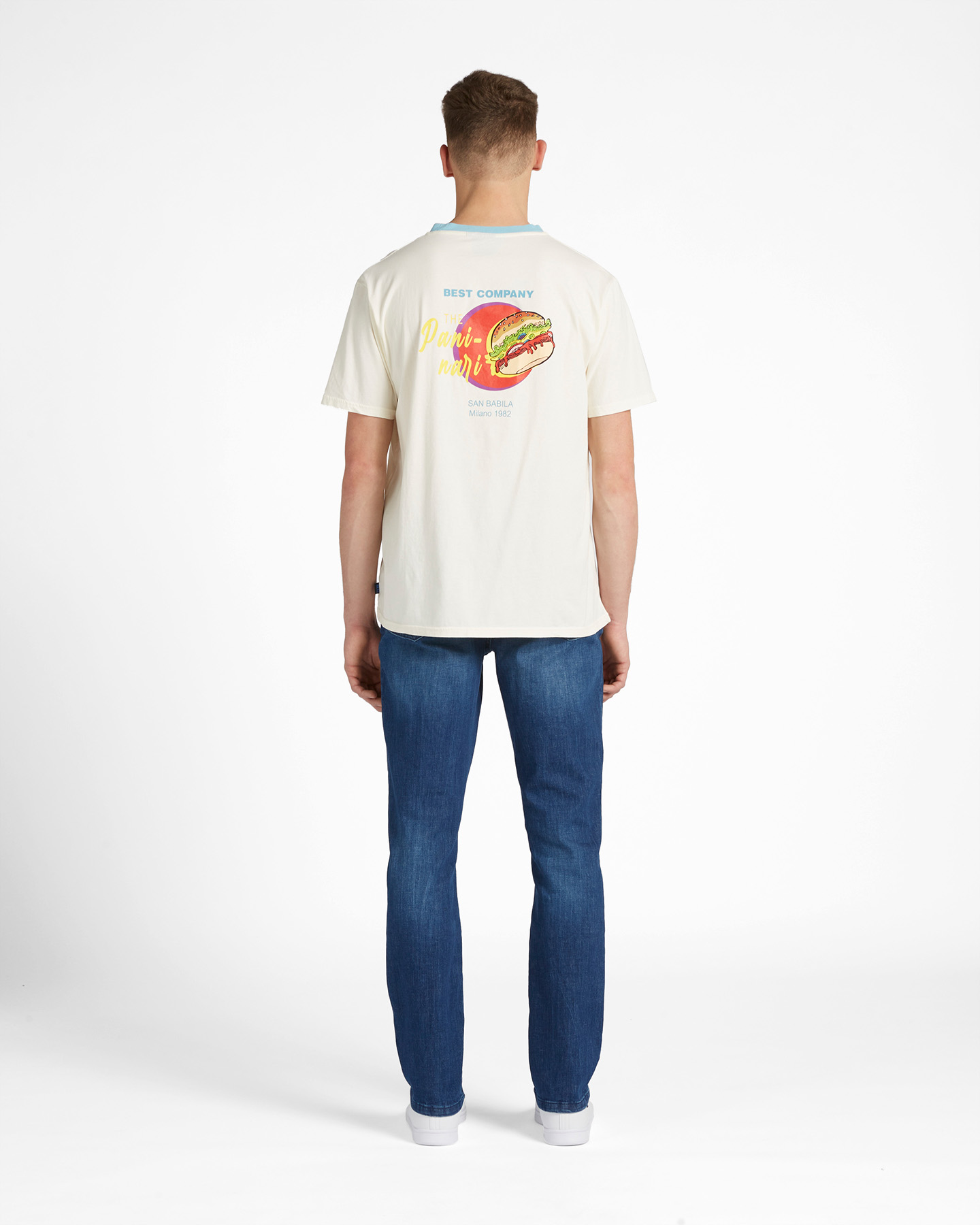 T-shirt BEST COMPANY PANINARI M - Bianco - 2 | Cisalfa Sport