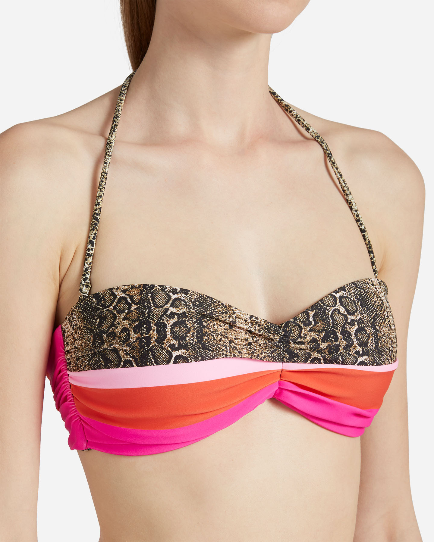 Bikini MISTRAL PITONE STRIPES W - Fucsia - 4 | Cisalfa Sport