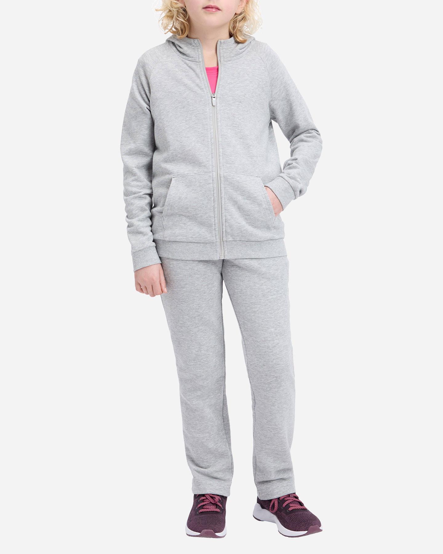 Felpa ENERGETICS BASIC JR - Grigio - 2 | Cisalfa Sport