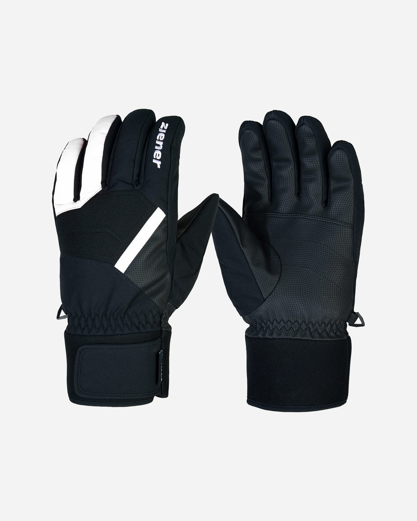 Guanti sci ZIENER BICOLOR M - Bianco - 0 | Cisalfa Sport