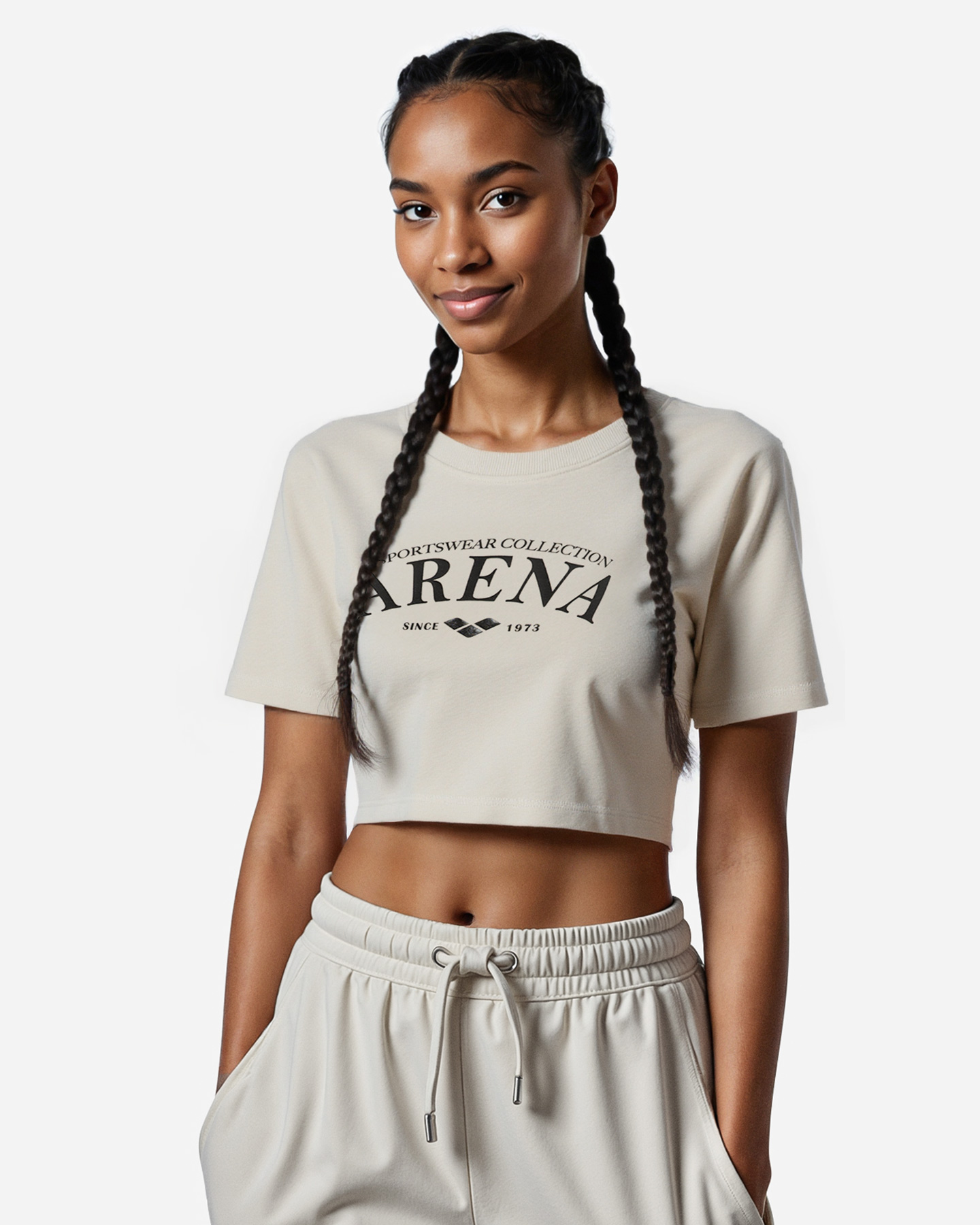 T-shirt ARENA ATHLETIC ESSENTIAL W - Bianco - 3 | Cisalfa Sport