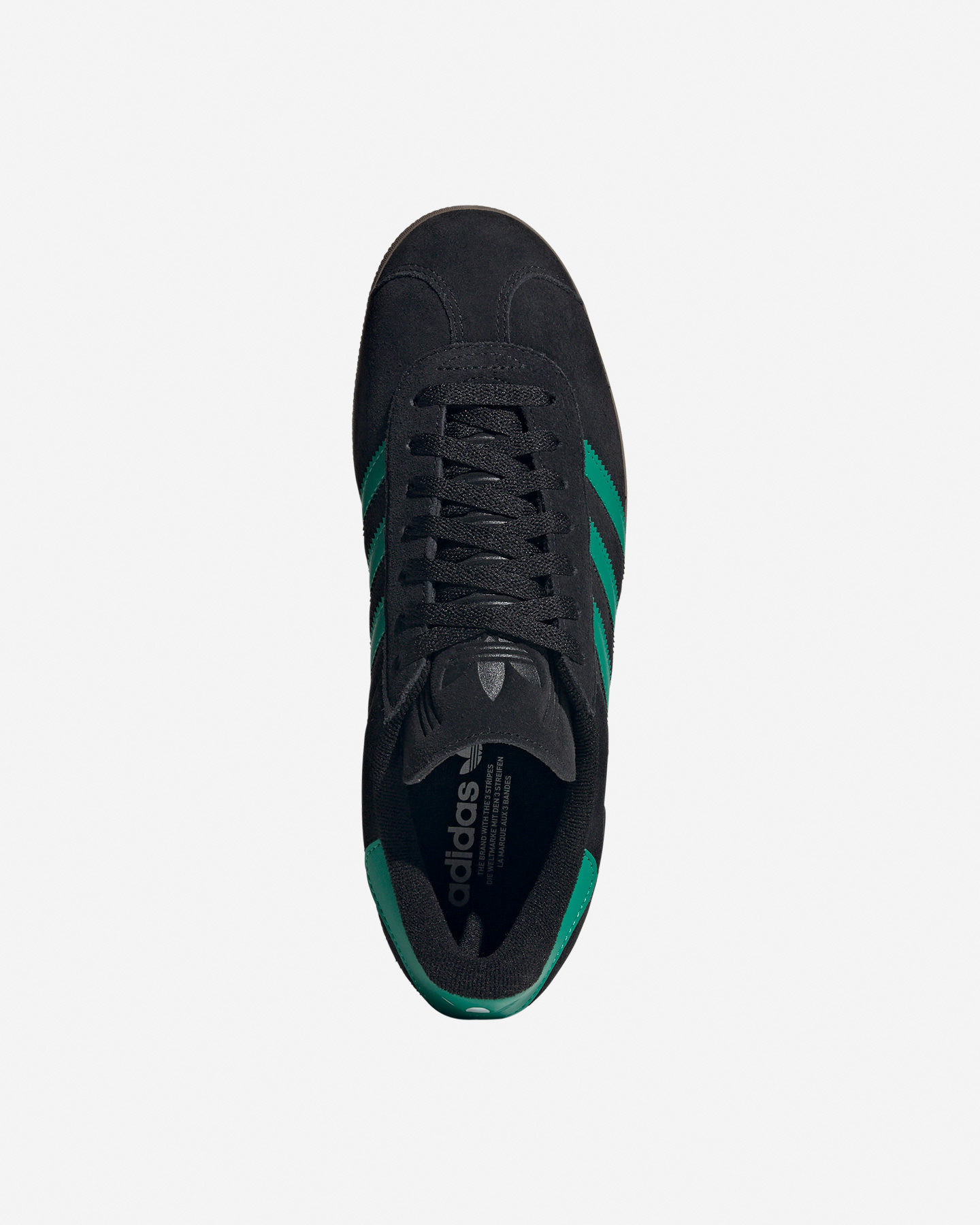 Scarpe sneakers ADIDAS GAZELLE GUM  - Nero - 2 | Cisalfa Sport