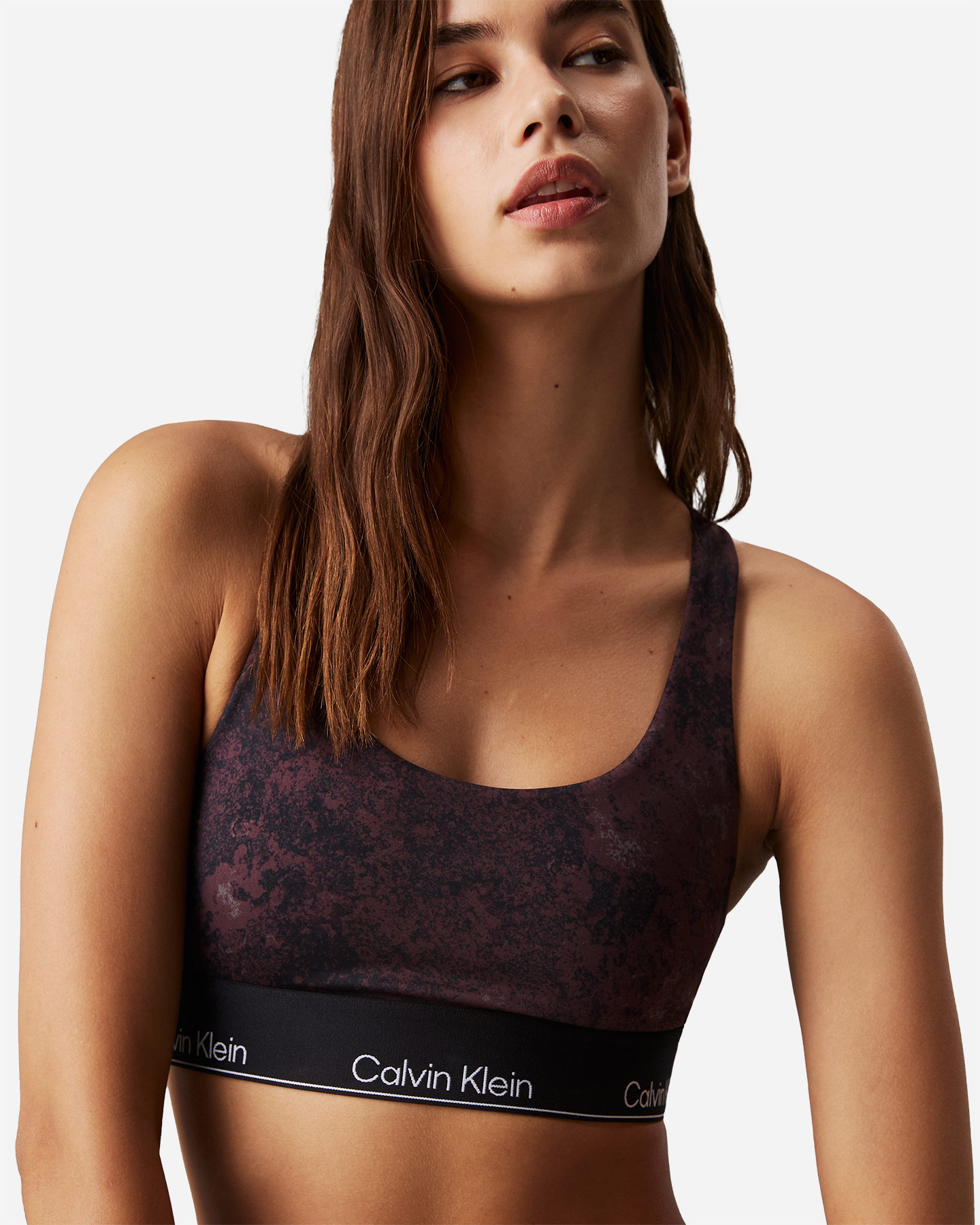 Reggiseno sportivo CALVIN KLEIN SPORT ELASTIC LOGO W - Rosso - 4 | Cisalfa Sport