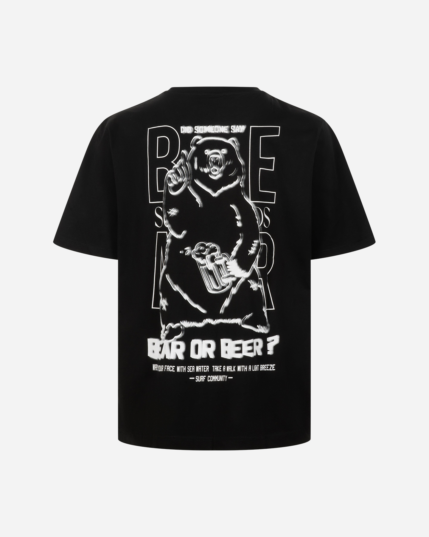 T-shirt BEAR ICONIC SURF M - Nero - 1 | Cisalfa Sport