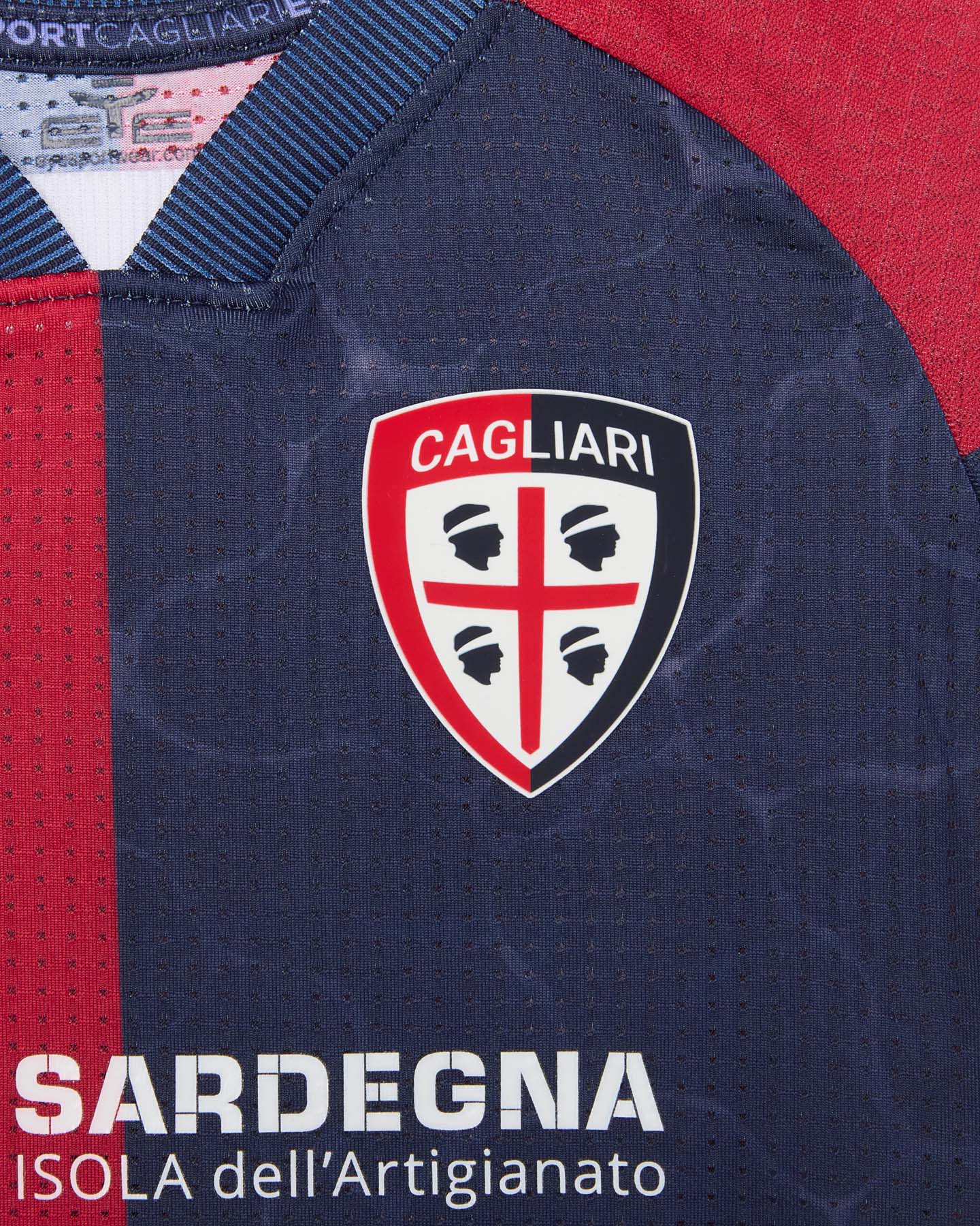 Abbigliamento calcio ufficiale EYE KIT CAGLIARI HOME 25-26 JR - Color mix - 2 | Cisalfa Sport