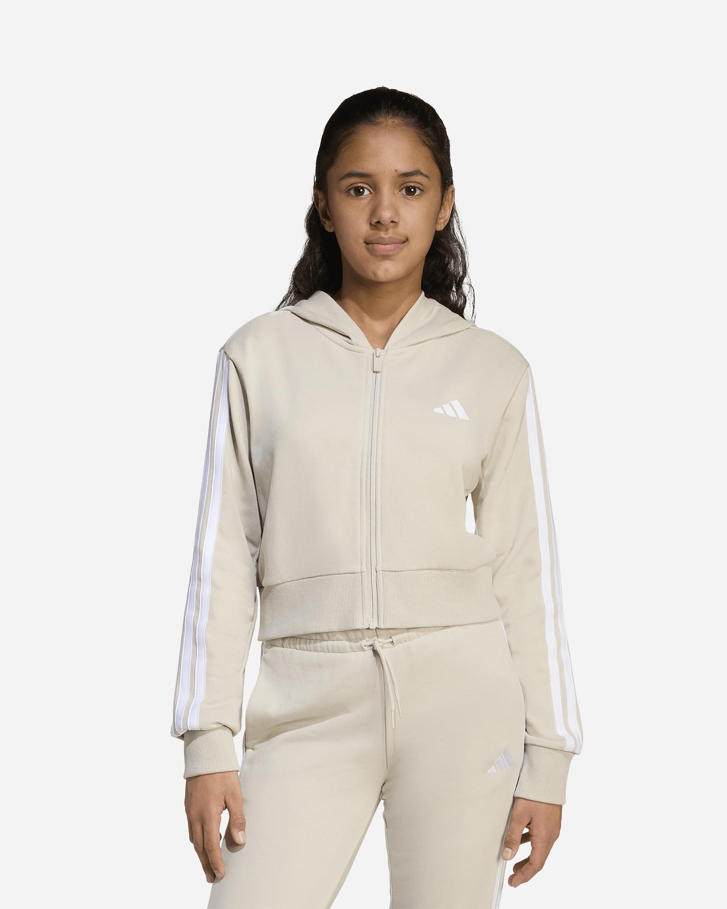 Felpa ADIDAS 3STRIPES JR - Grigio - 1 | Cisalfa Sport