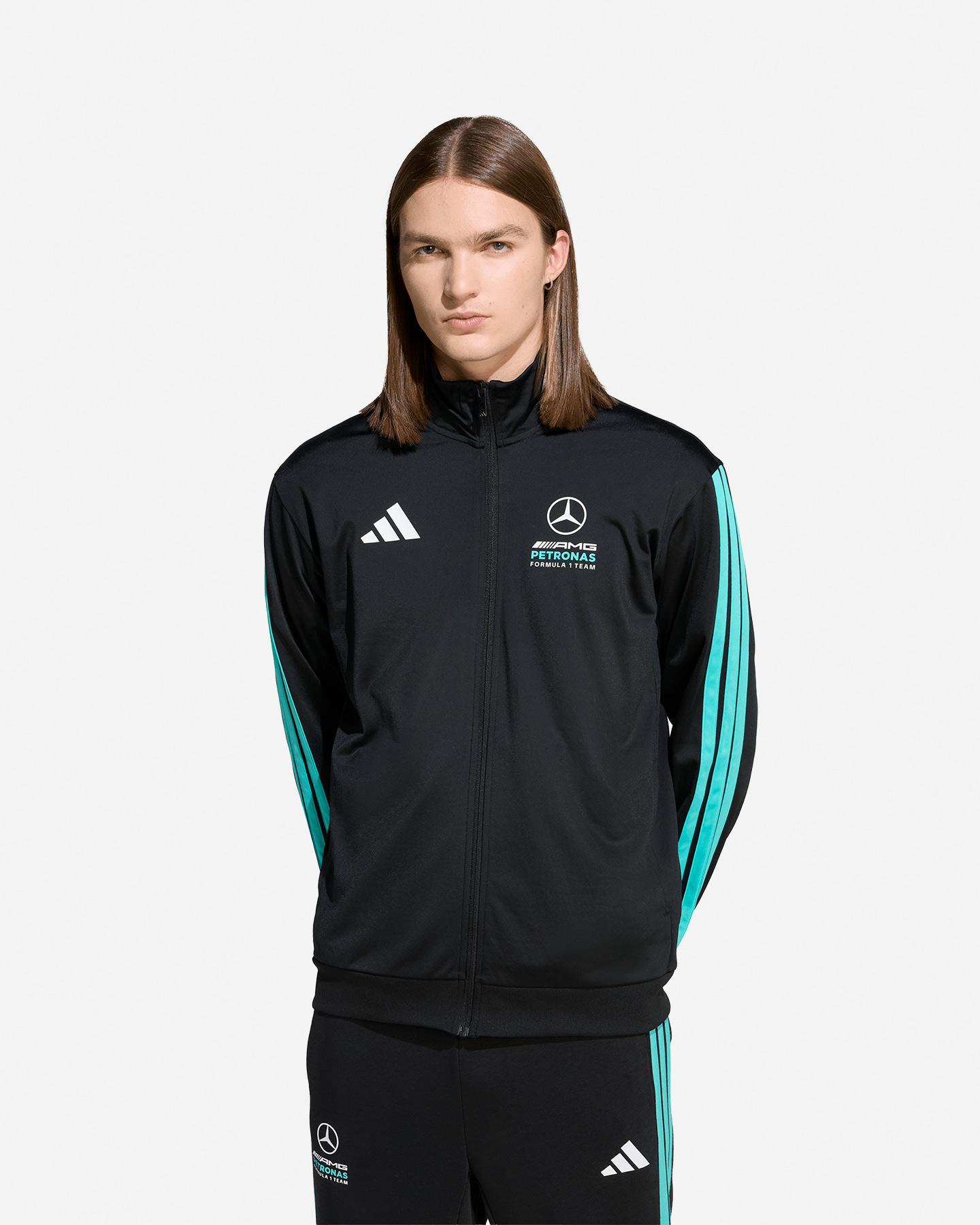 Felpa ADIDAS MERCEDES DNA M - Nero - 1 | Cisalfa Sport