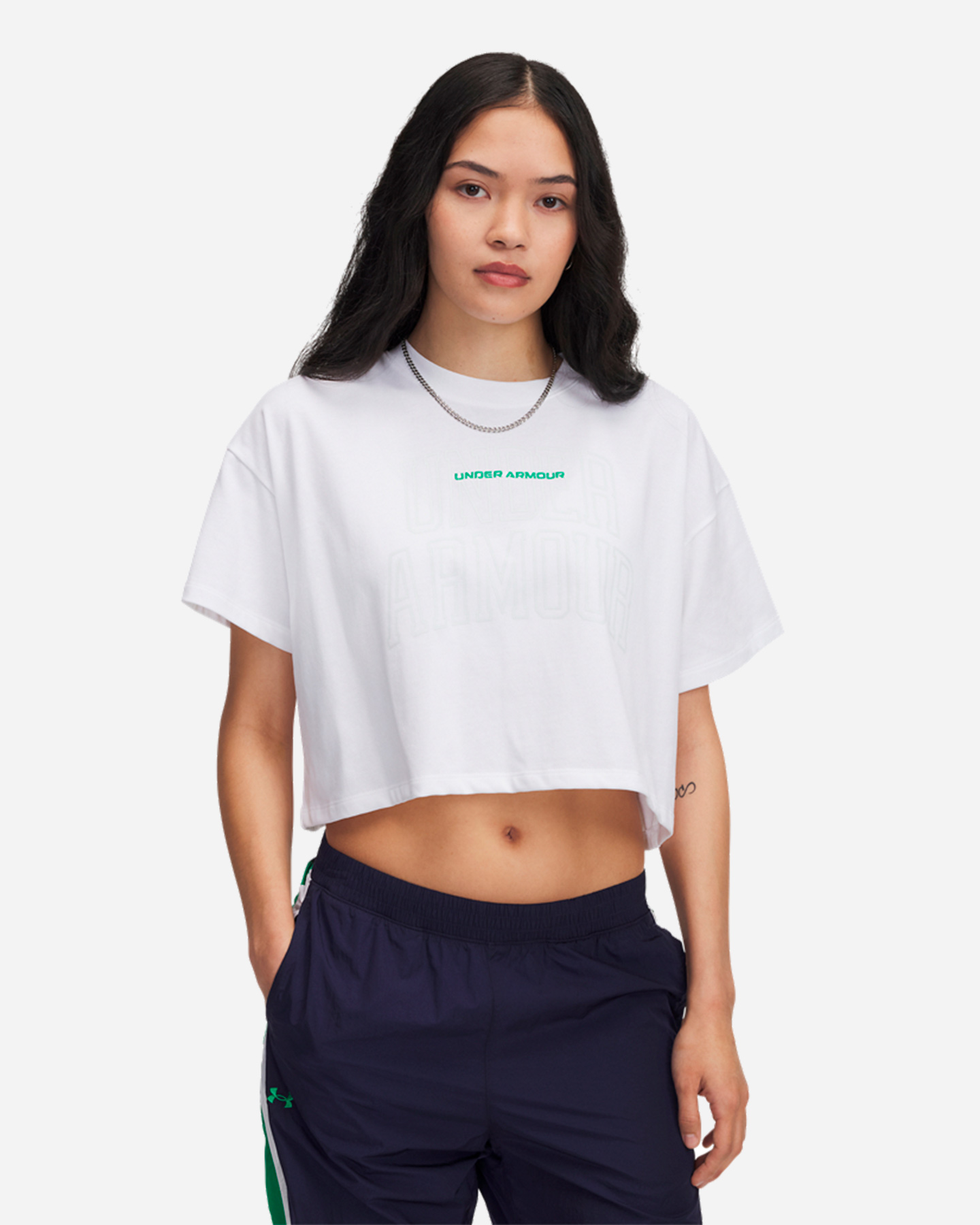 T-shirt UNDER ARMOUR BIG LOGO W - Bianco - 0 | Cisalfa Sport