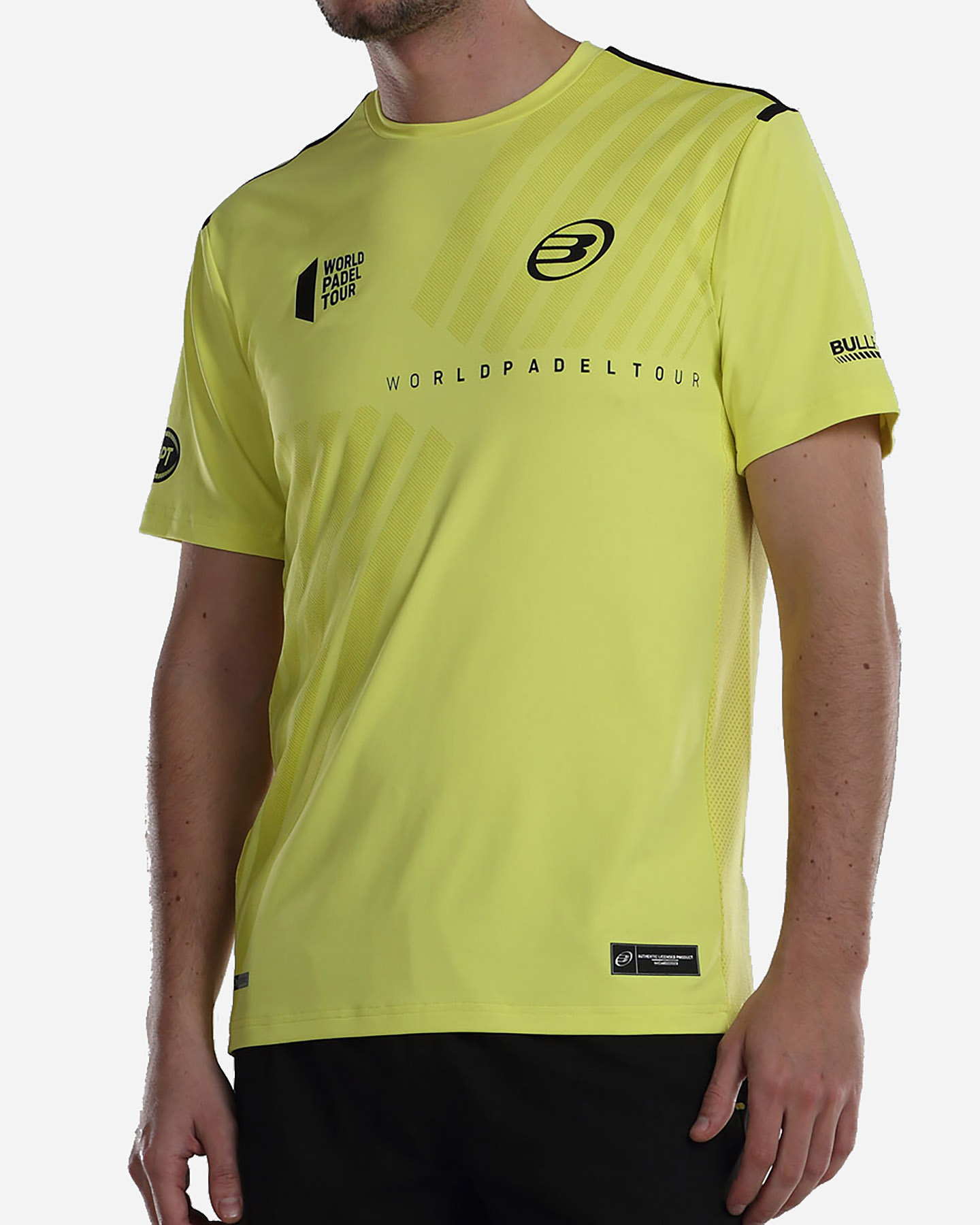 T-shirt tennis BULLPADEL LOGRO M - Giallo - 1 | Cisalfa Sport