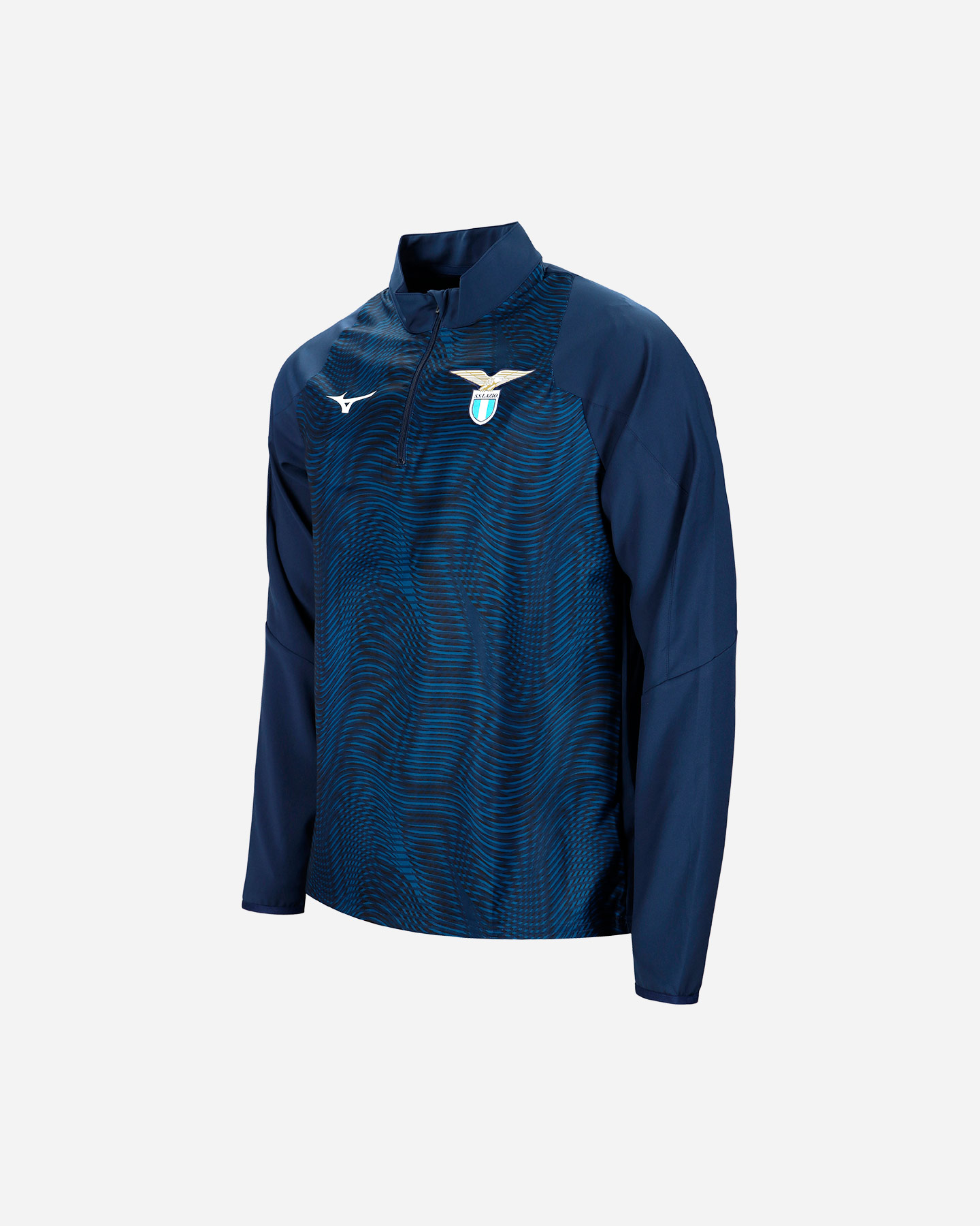 Abbigliamento calcio ufficiale MIZUNO LAZIO PRE MATCH 23-24 JR - Blu Navy - 1 | Cisalfa Sport