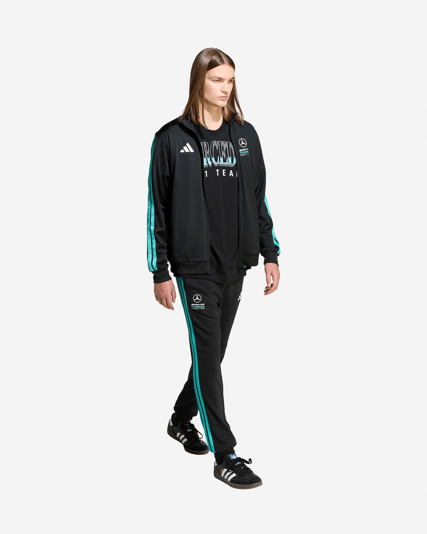 Felpa ADIDAS MERCEDES DNA M - Nero - 3 | Cisalfa Sport