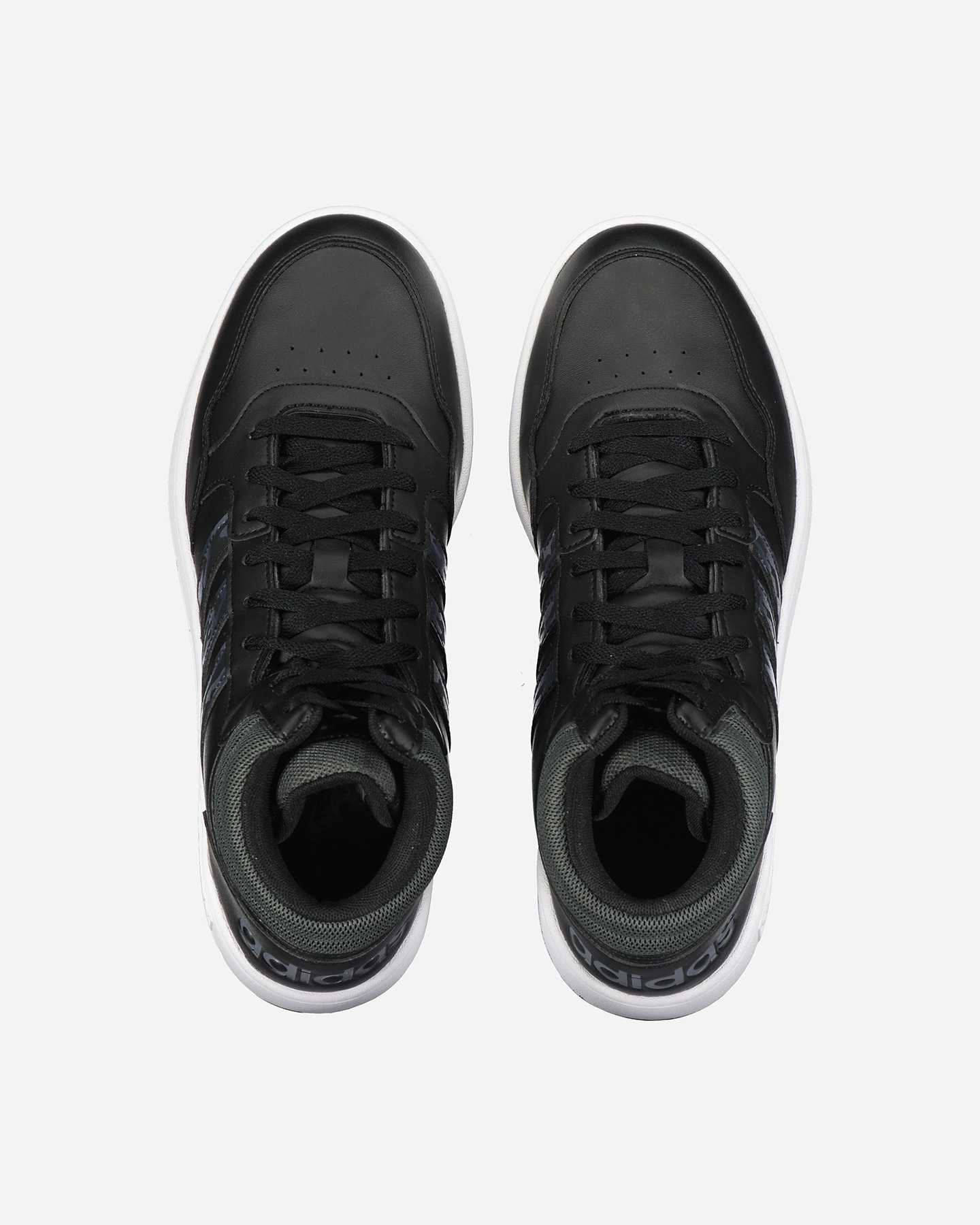 Scarpe sneakers ADIDAS CORE HOOPS 3.0 MID M - Nero - 3 | Cisalfa Sport