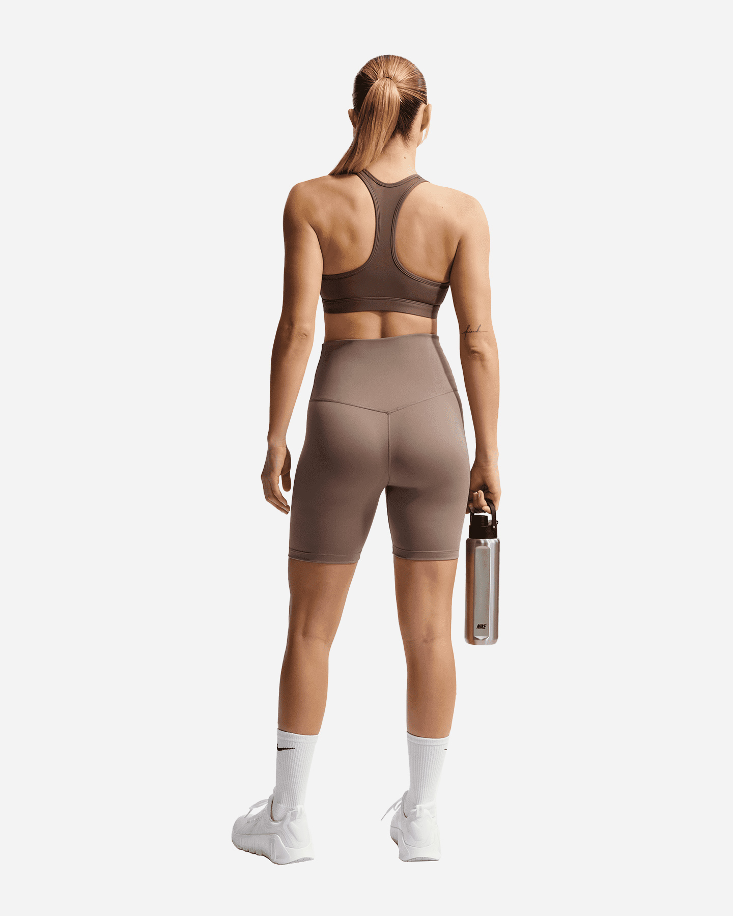 Bra training NIKE SWOOSH SMALL LOGO W - Marrone - 2 | Cisalfa Sport