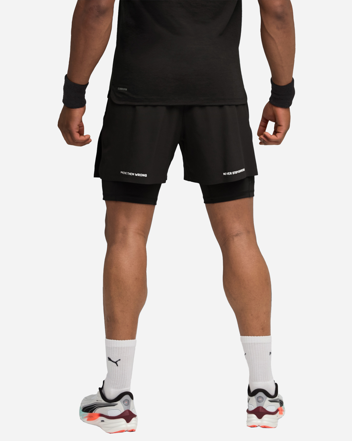 Pantalone training PUMA HYROX 2IN1 M - Nero - 3 | Cisalfa Sport