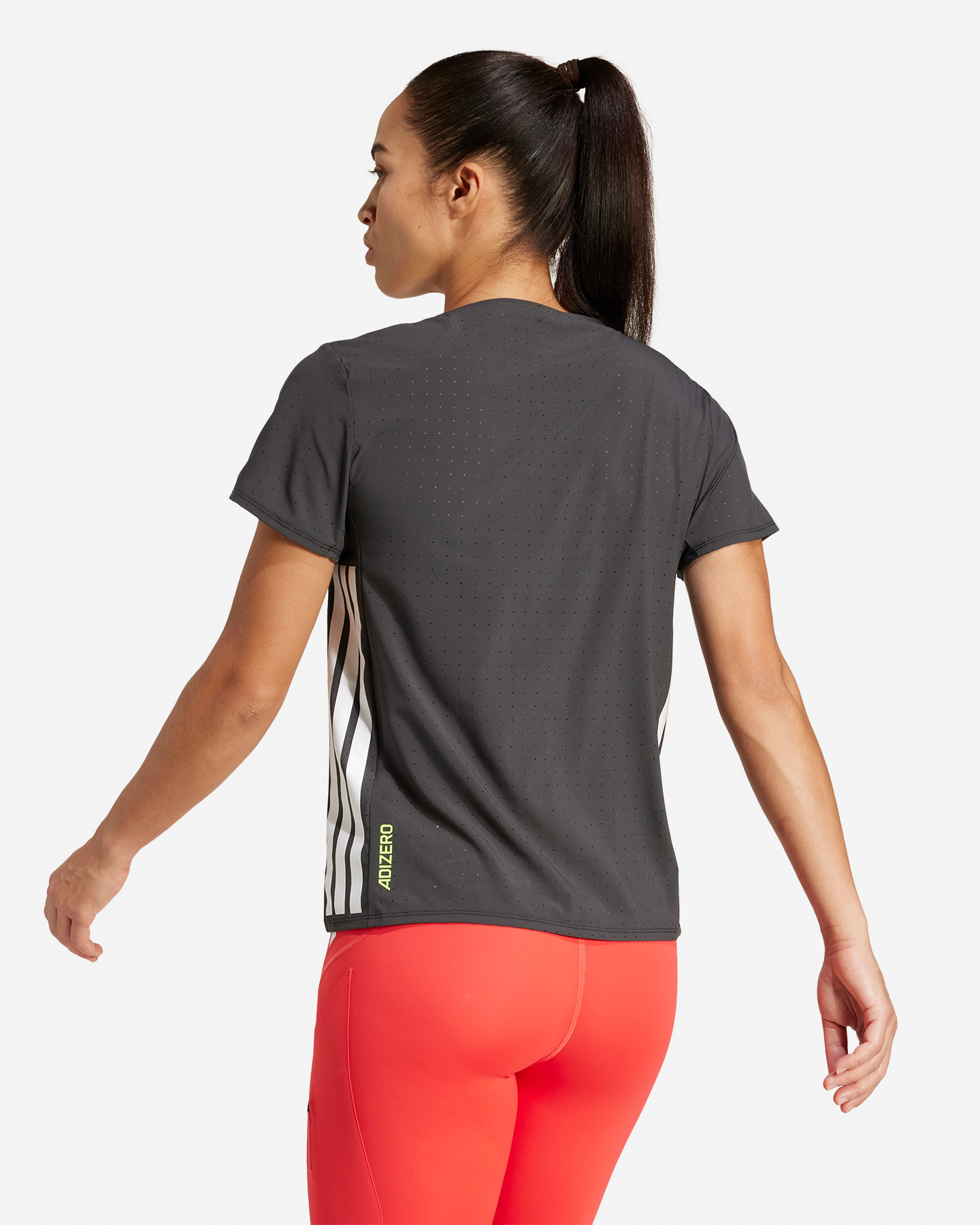 T-shirt running ADIDAS ADIZERO W - Nero - 2 | Cisalfa Sport