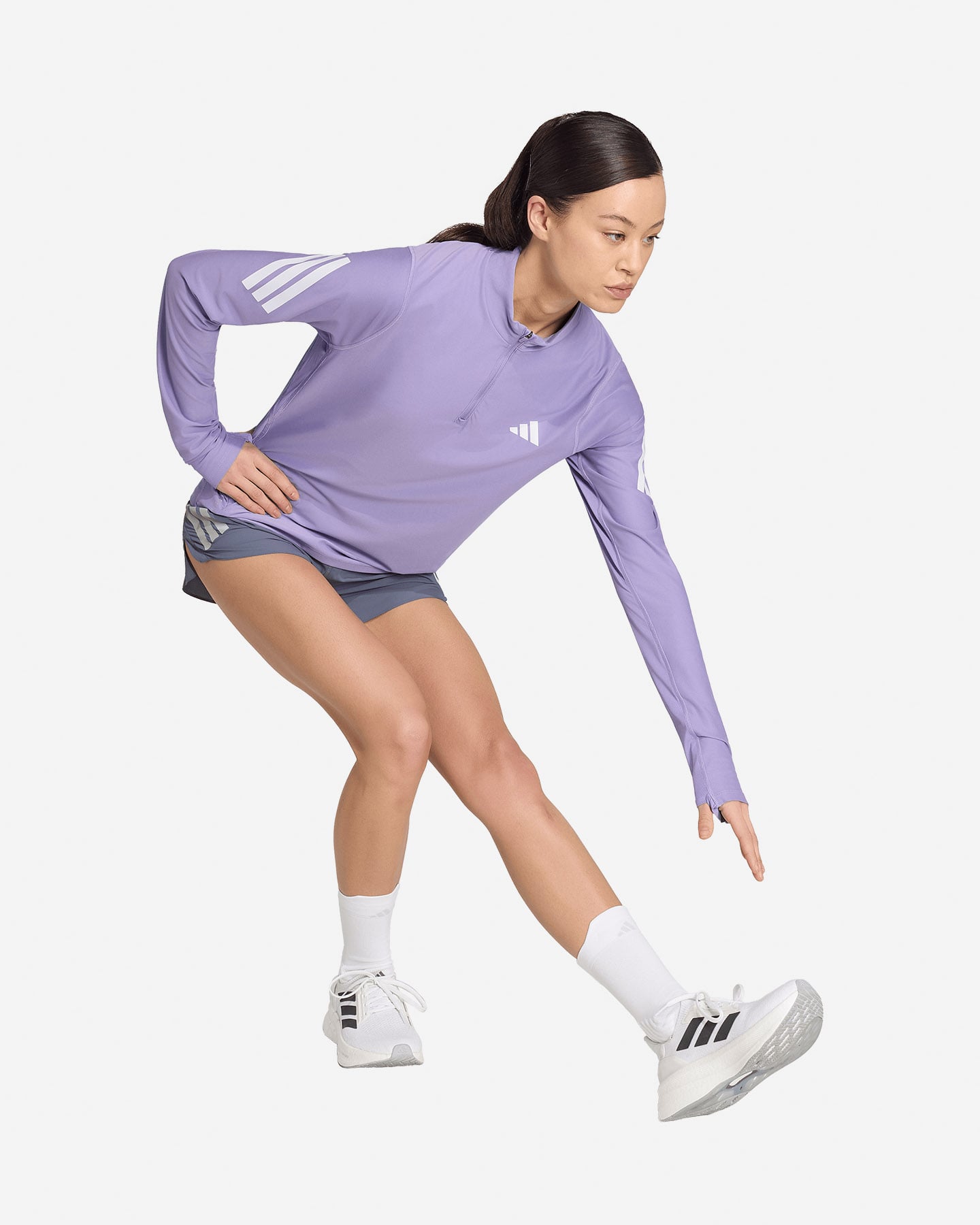 Maglia running ADIDAS ADI365 ICONIC W - Viola - 2 | Cisalfa Sport