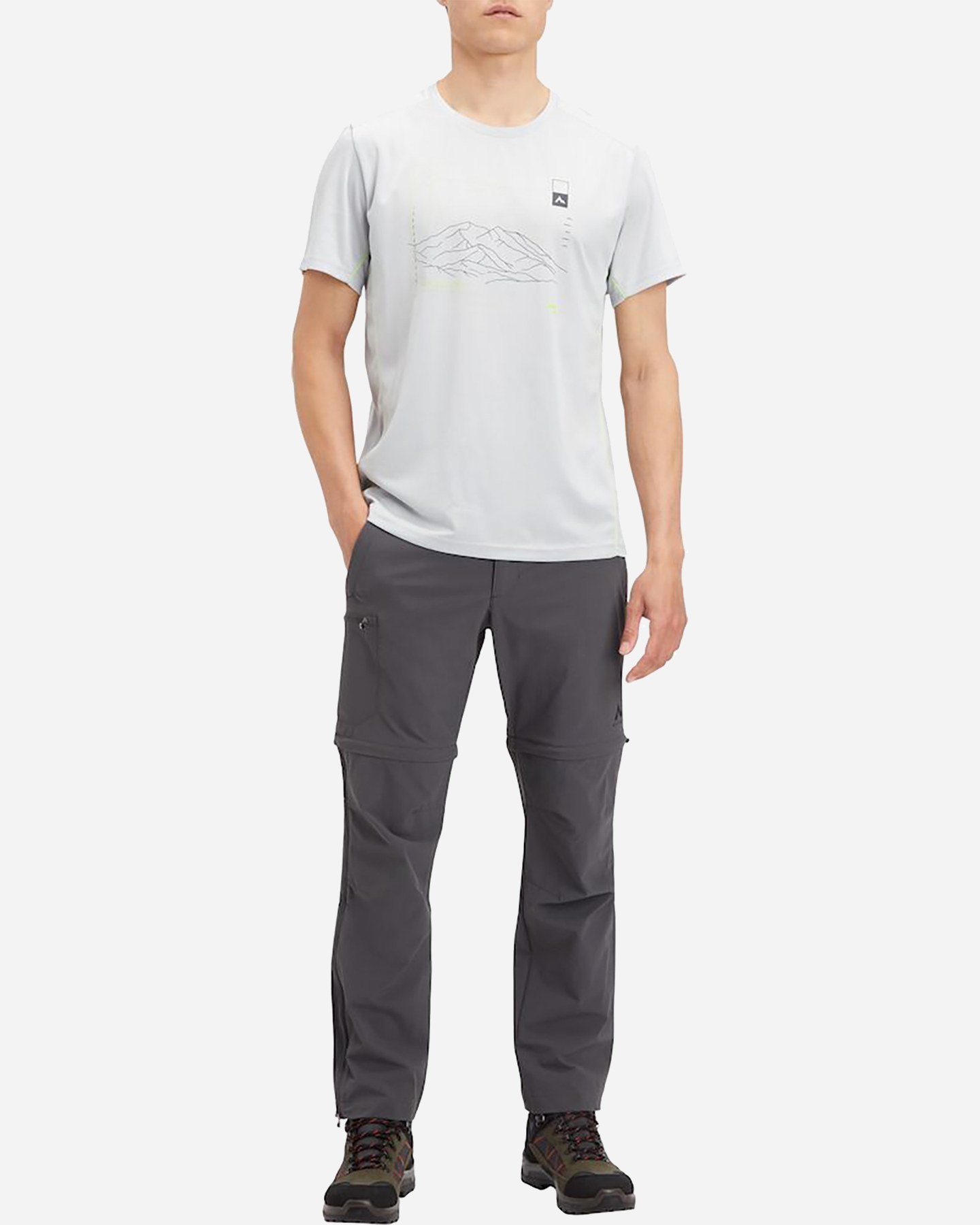 T-shirt MCKINLEY RIGGO PRINT M - Grigio - 3 | Cisalfa Sport