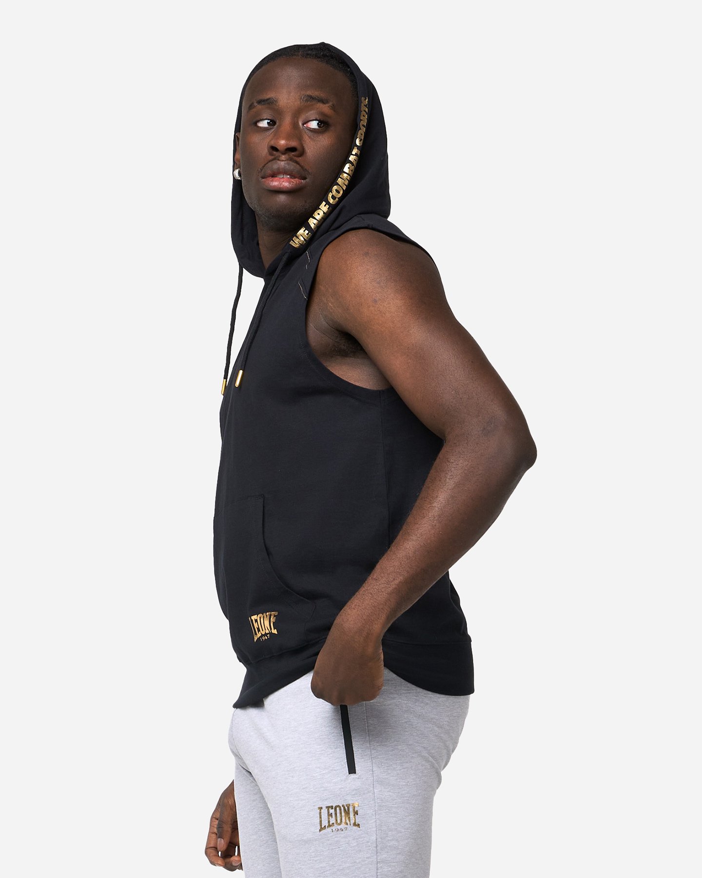 Felpa LEONE BASIC M - Nero - 4 | Cisalfa Sport