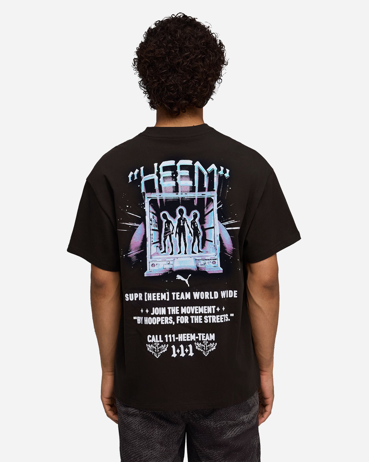 Maglia basket PUMA MELO X HIVE M - Nero - 3 | Cisalfa Sport