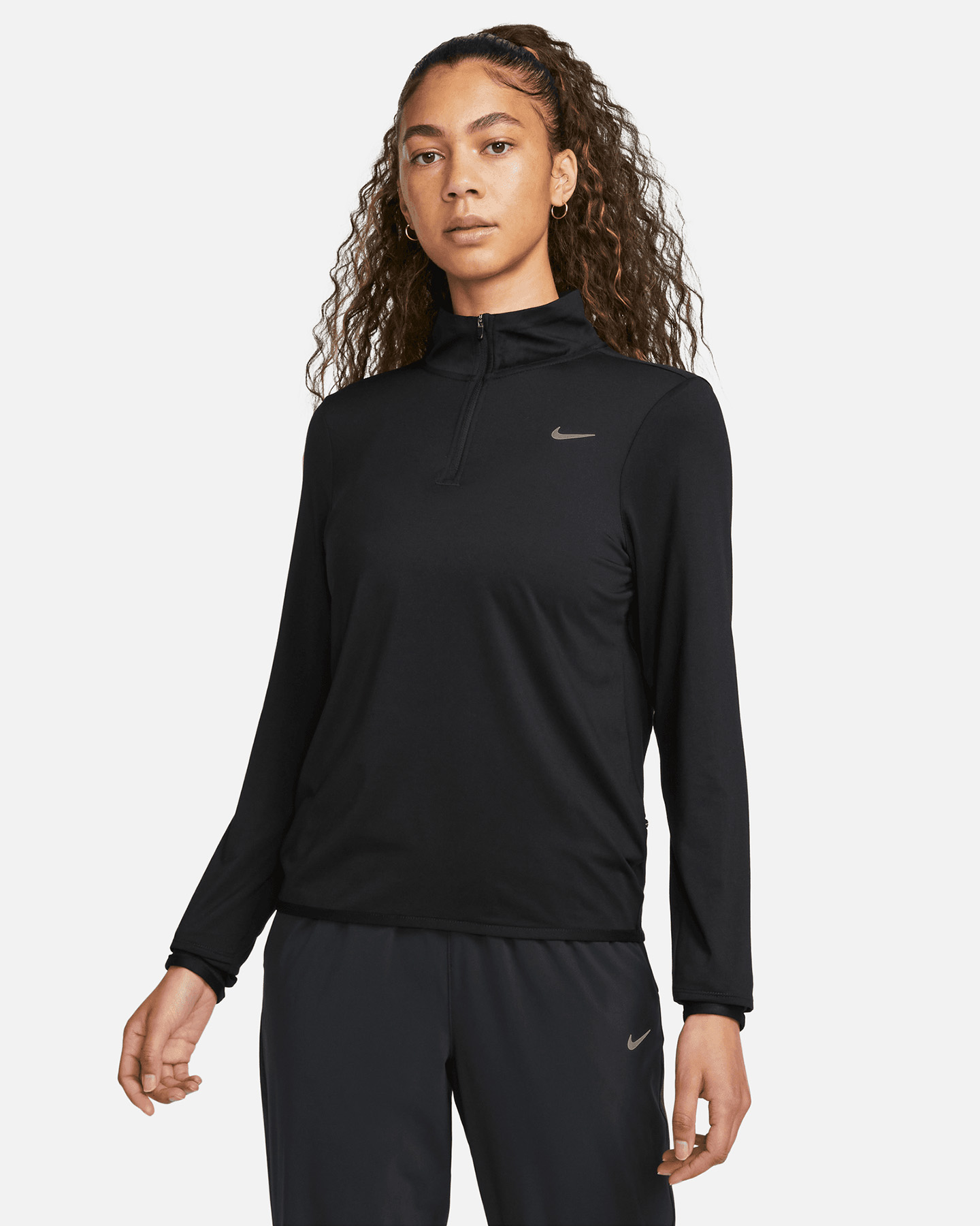 Maglia running NIKE SWIFT ELEMENT DRI FIT W - Nero - 0 | Cisalfa Sport