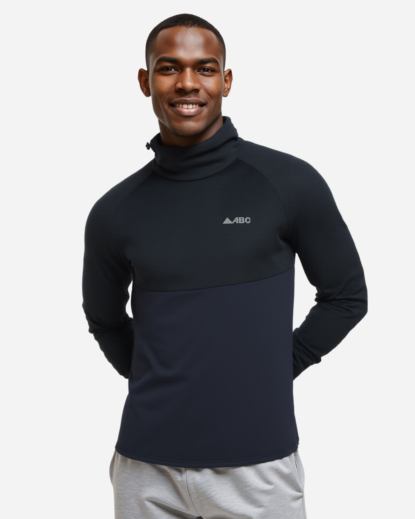 Maglia running ABC TECH M - Nero - 2 | Cisalfa Sport