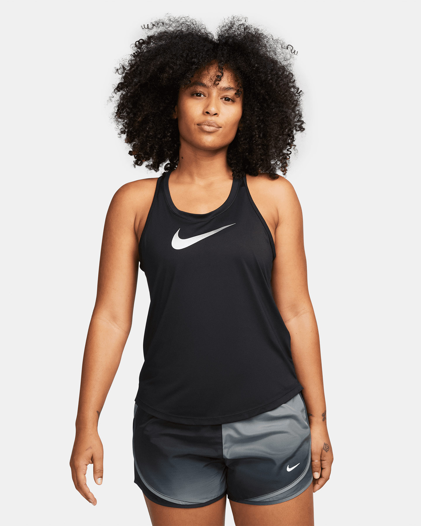 Canotta running NIKE ONE DRI FIT SWOOSH W - Nero - 0 | Cisalfa Sport