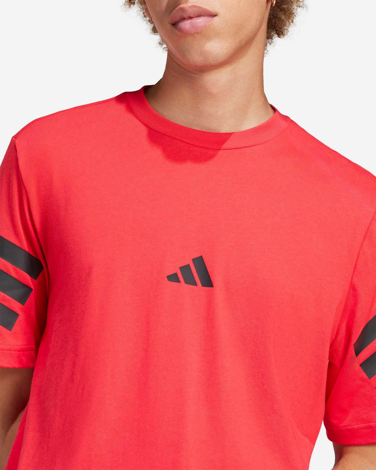 T-shirt ADIDAS 3STRIPES M - Rosso - 5 | Cisalfa Sport