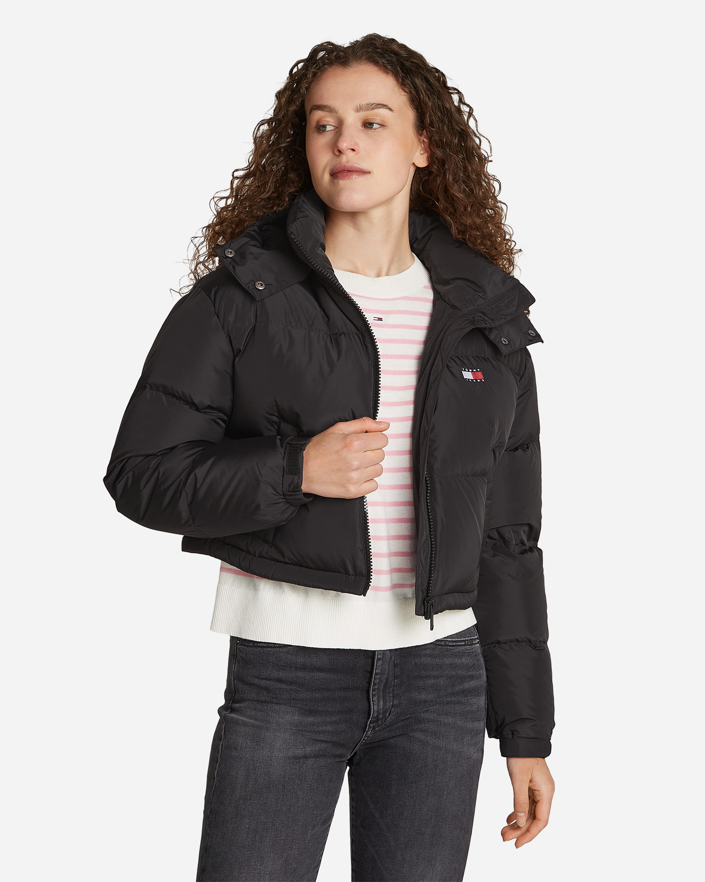 Piumino TOMMY HILFIGER CROP ALASKA W - Nero - 2 | Cisalfa Sport