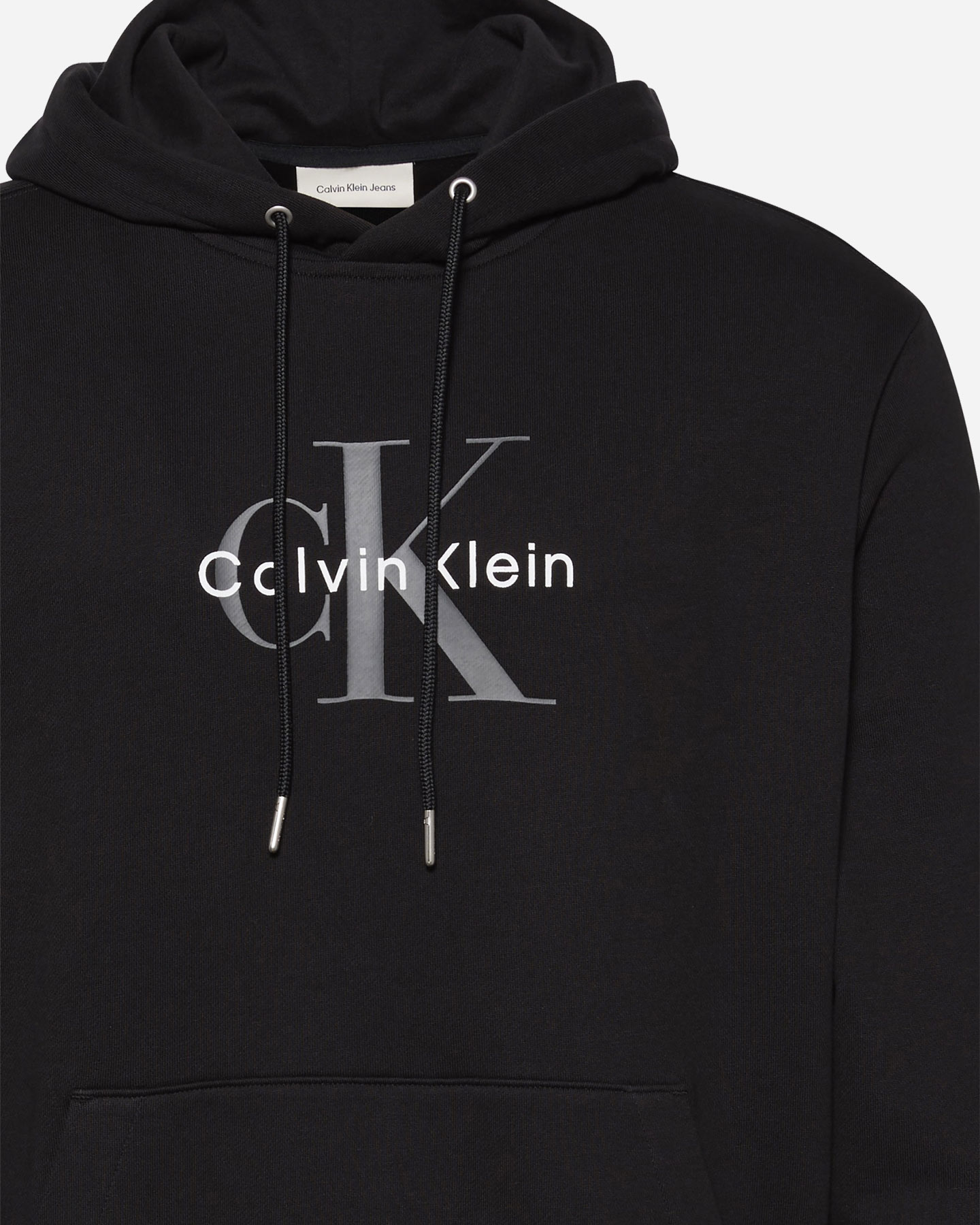Felpa CALVIN KLEIN JEANS MONOLOGO M - Nero - 5 | Cisalfa Sport